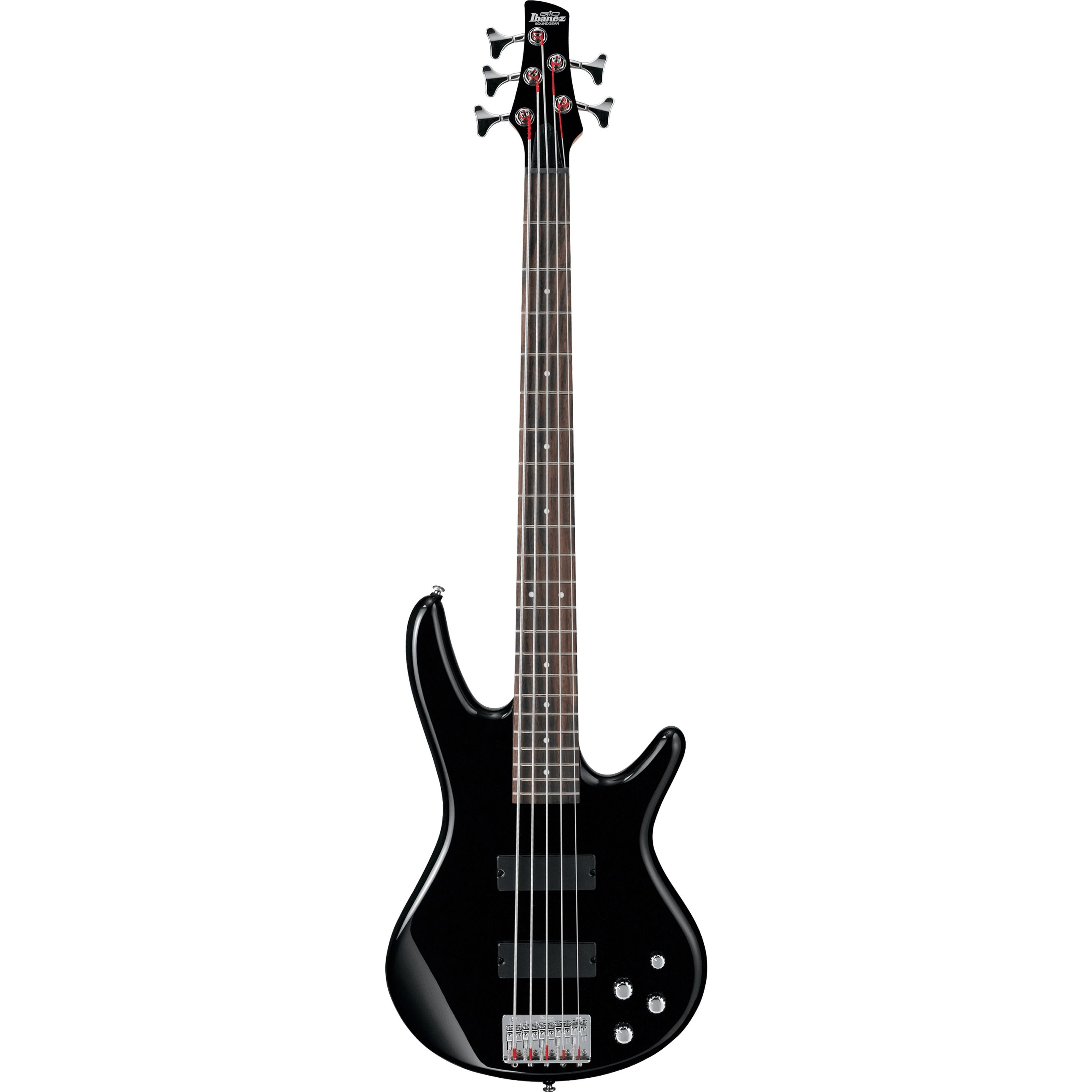 Ibanez E-Bass, E-Bässe, 5-Saiter E-Bässe, Gio GSR205-BK Black - E-Bass