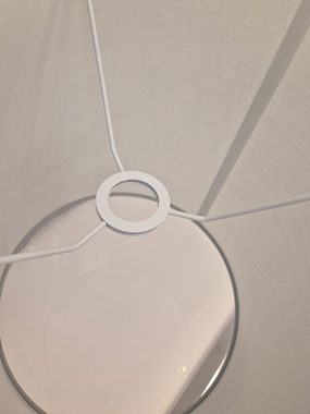 SOMPEX Lampenschirm Single, hellgrau, für Stehleuchte, Pendelleuchte oder Tischleuchte geeignet
