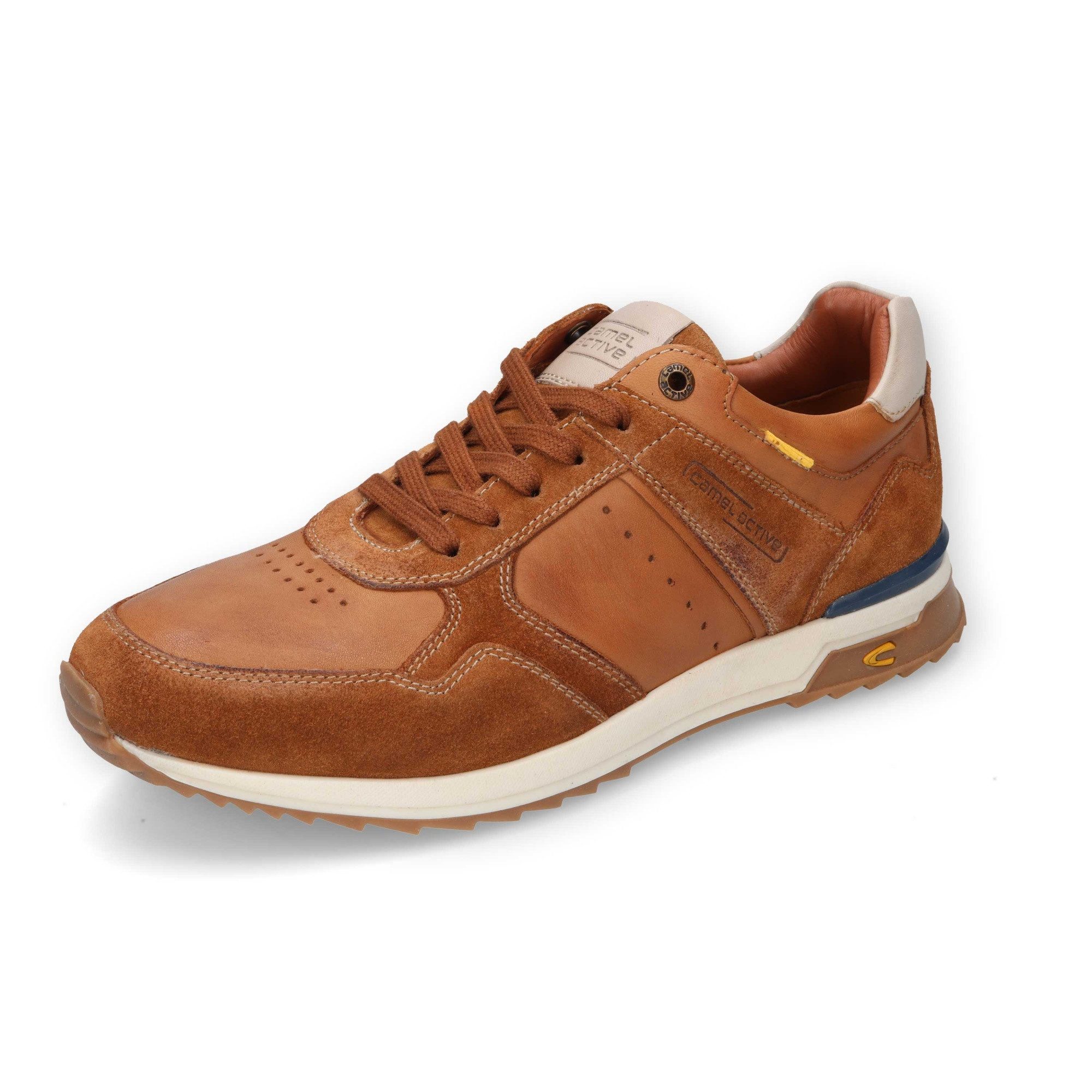 camel active Sneaker, Runner Sneaker, Schnürschuh, Freizeitschuh mit Lederf günstig online kaufen