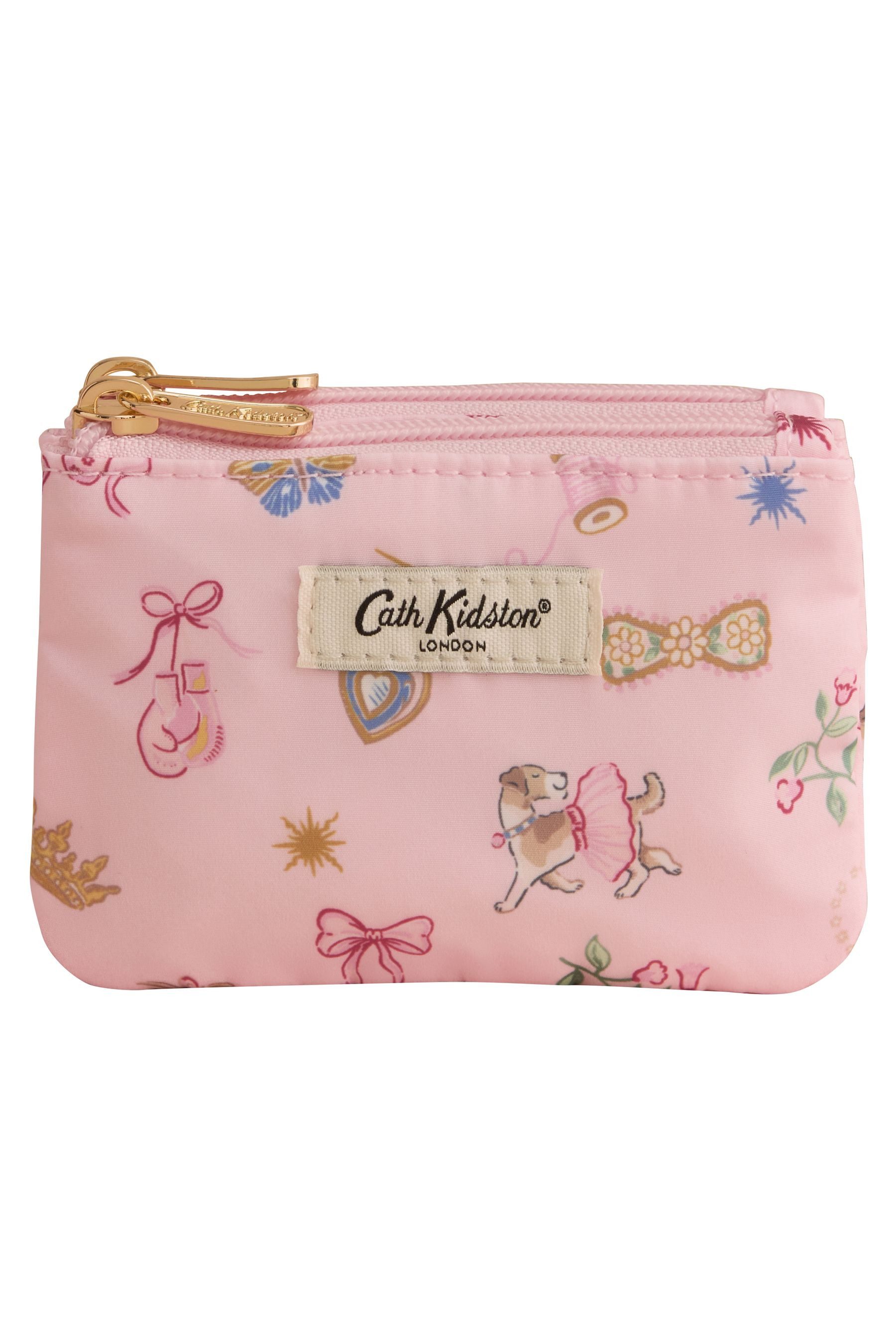 Cath Kidston Geldbörse Cath Kidston Portemonnaie mit Doppelreißverschluss (1-tlg)