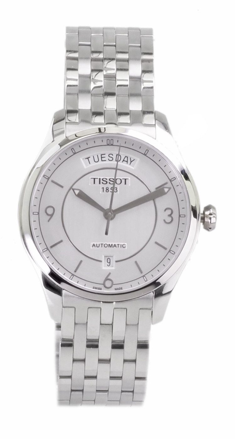 Tissot Automatikuhr Tissot Herren Automatik Uhr T-One T0384301103700, (Silber)