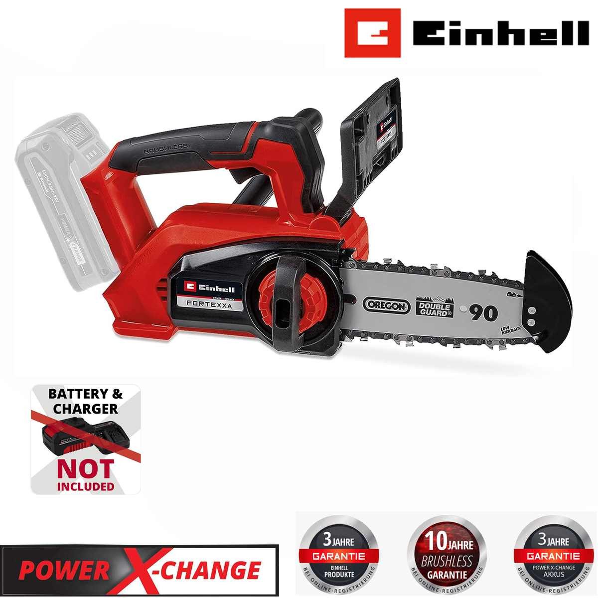 Einhell Akku-Kettensäge Professional Einhand-Akku-Kettensäge FORTEXXA 18/20 TH 18V Sologerät