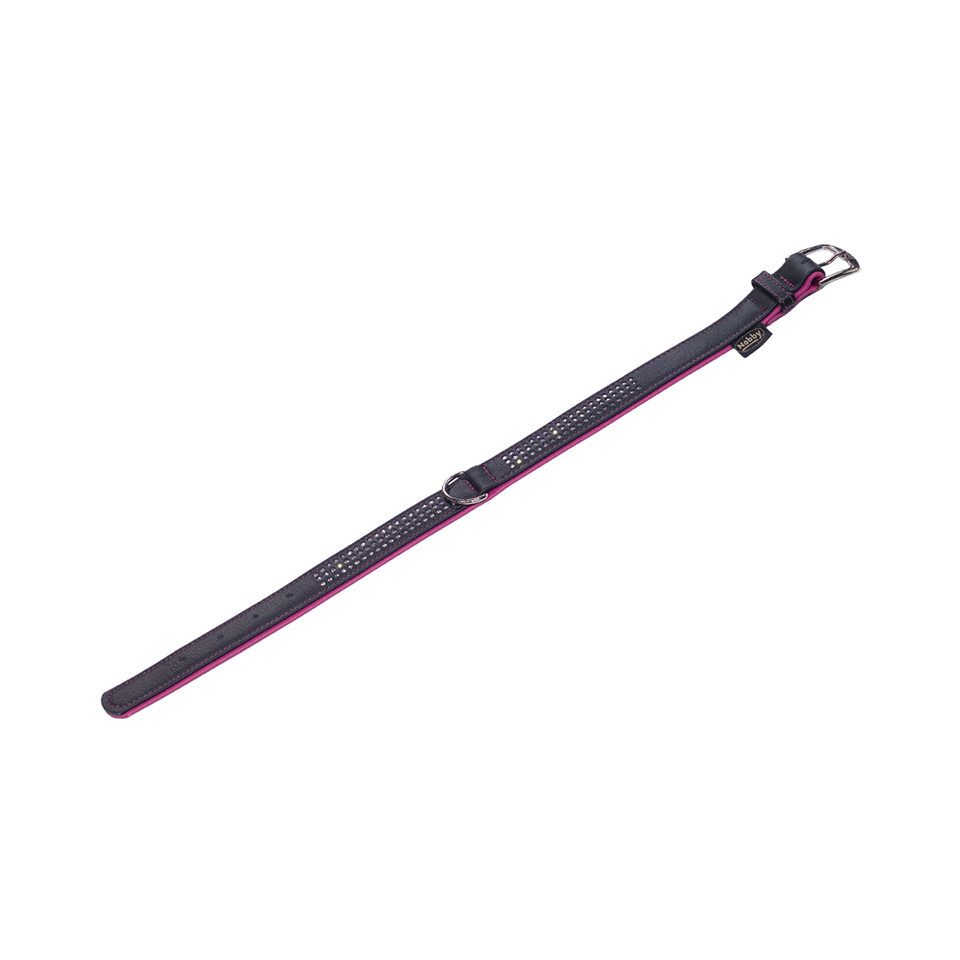 Nobby Hunde-Halsband Halsband Pacific Deluxe dreireihig fuchsia