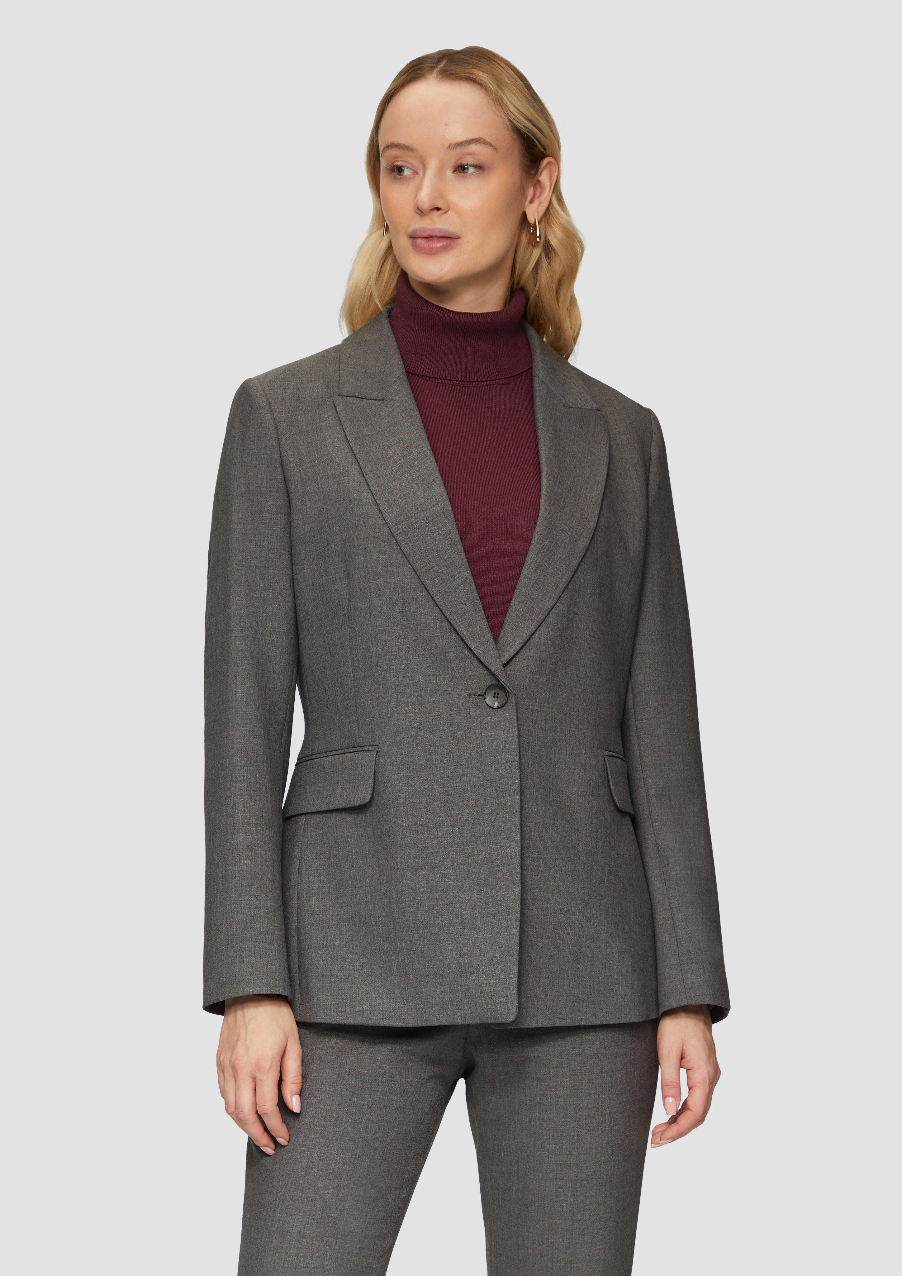 Jackenblazer Taillierter Blazer im Slim Fit