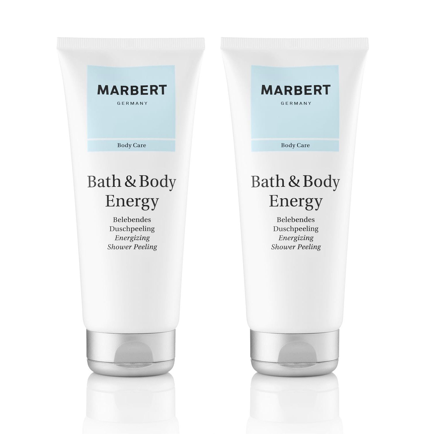 Marbert Duschgel Bath & Body Energy Duschpeeling Shower Peeling 200ml - 2erPack