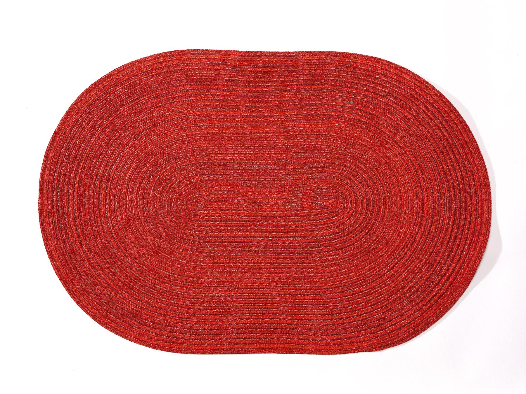 Platzset Tischset 12er Set Samba Oval 048/033 granat