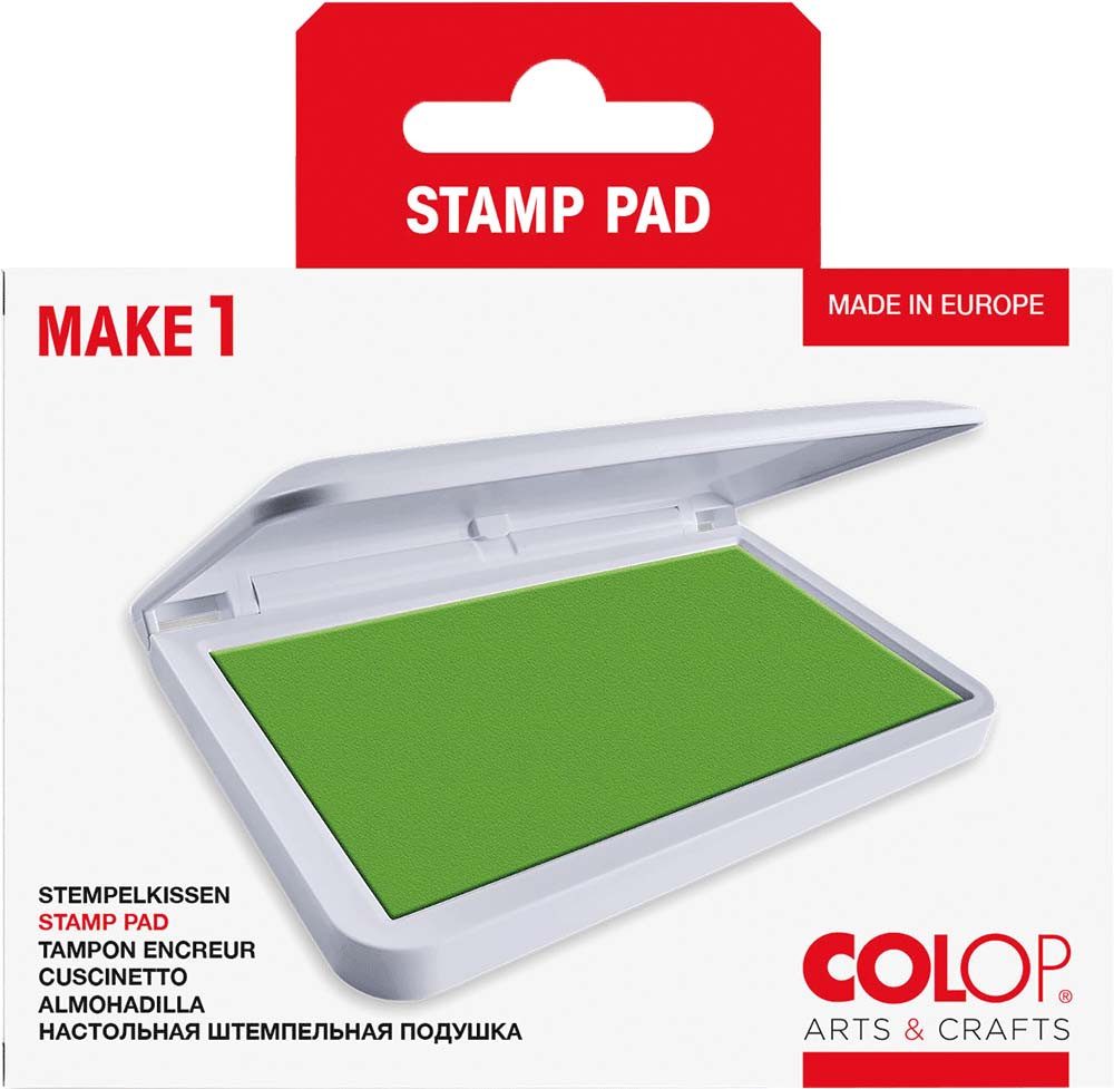COLOP COLOP 155122 COLOP Stempelkissen MAKE 1, 90 x 50 mm, smooth green Stempelkissen