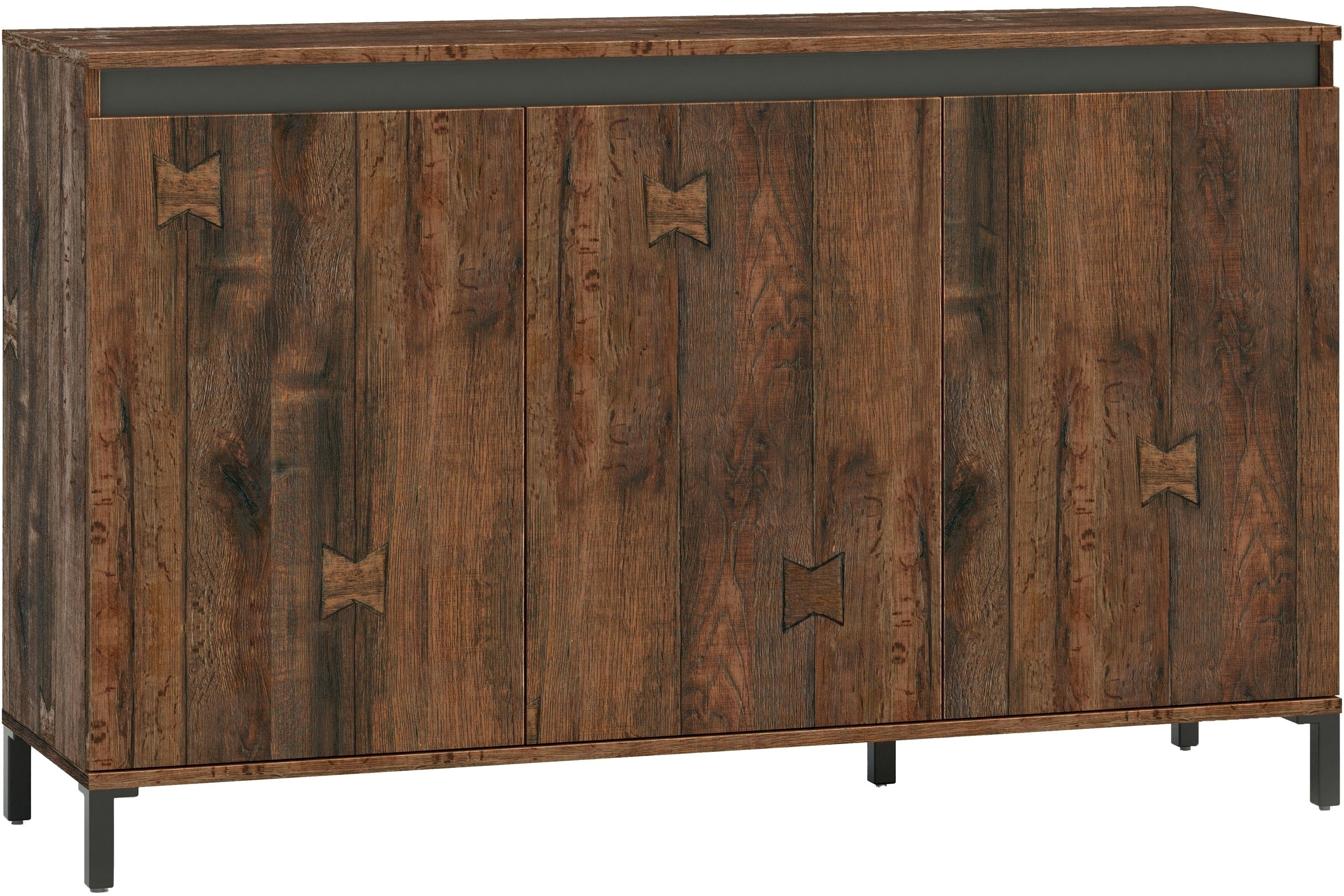 KITALY Sideboard in Eiche, Holzwerkstoff - günstig online kaufen