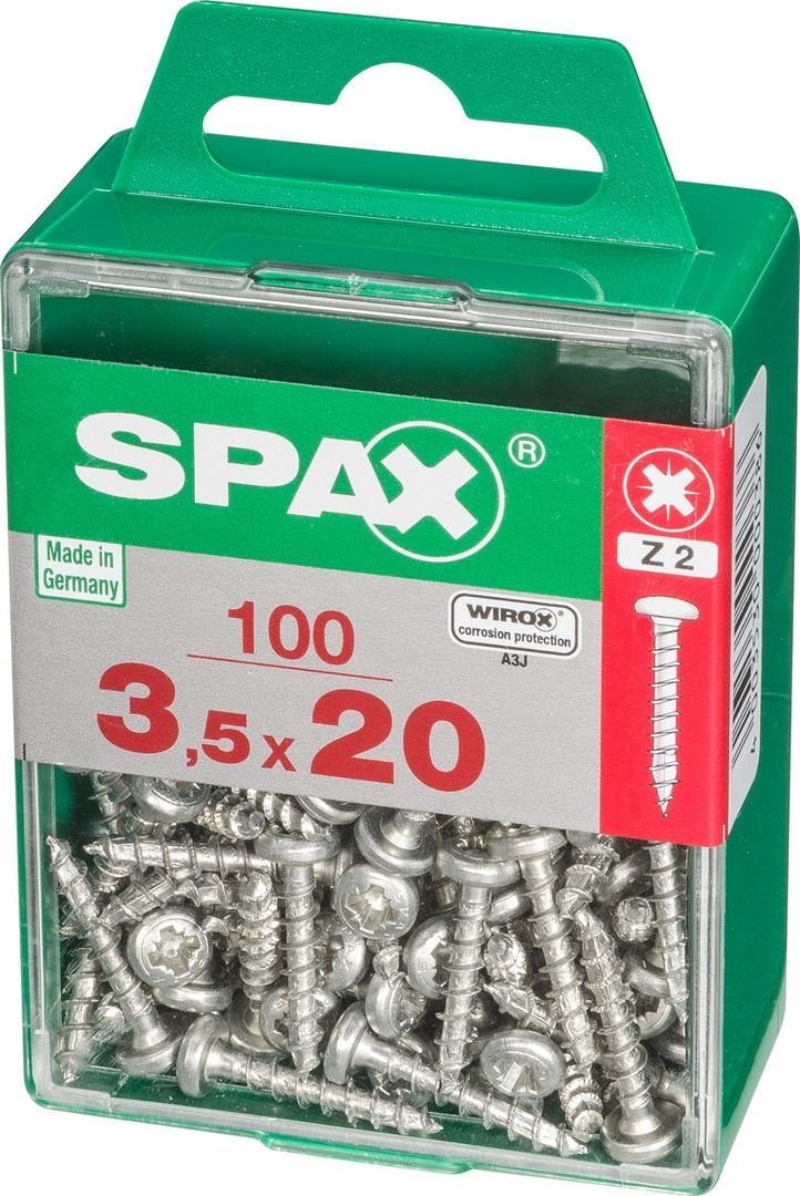 SPAX Holzbauschraube Spax Universalschrauben TX x 20 mm 20 3.5 Rundkopf
