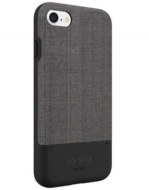KATE SPADE NEW YORK Smartphone-Hülle Kate Spade Jack Spade New York Stripe Cover mit Kartenfach Hard-Case Schutz-Hülle Bag Schale für Apple iPhone 7 8 SE 2020 2. Generation 11,94 cm (4,7 Zoll), Mit Kartenfach für 3x Karte