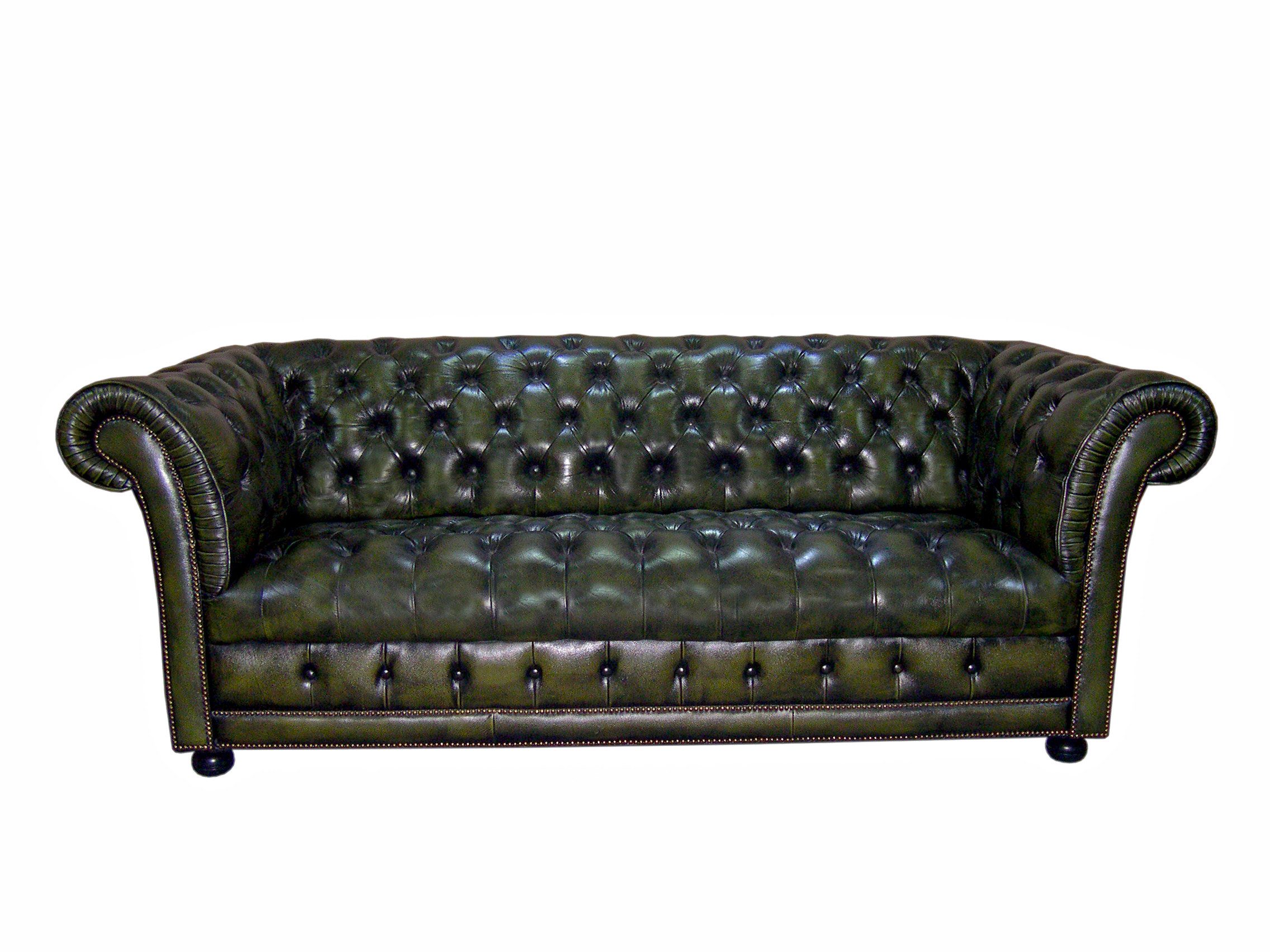 Salottini Polstergarnitur Chesterfield Winchester XL Sofagarnitur 3/2/1 Polstergarnitur, (3-tlg), Vollleder, Taschenfederkern