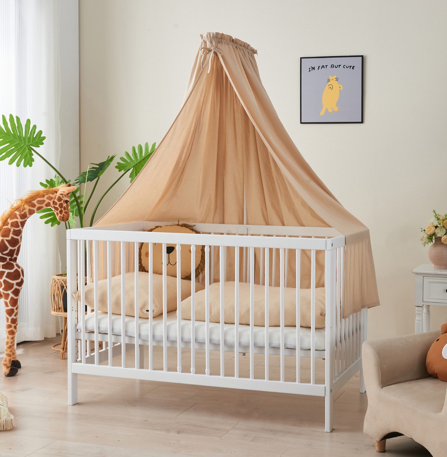 Komplettbett TOBI 5-tlg.SET für Kleine Babys I 9-fach höhenverstellbarer EN 716-1