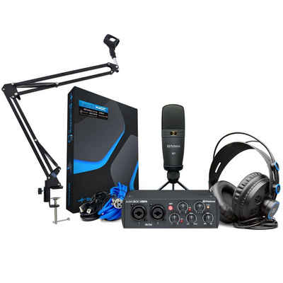 Presonus Audiobox 96 Recording Set + Gelenkarm Digitales Aufnahmegerät