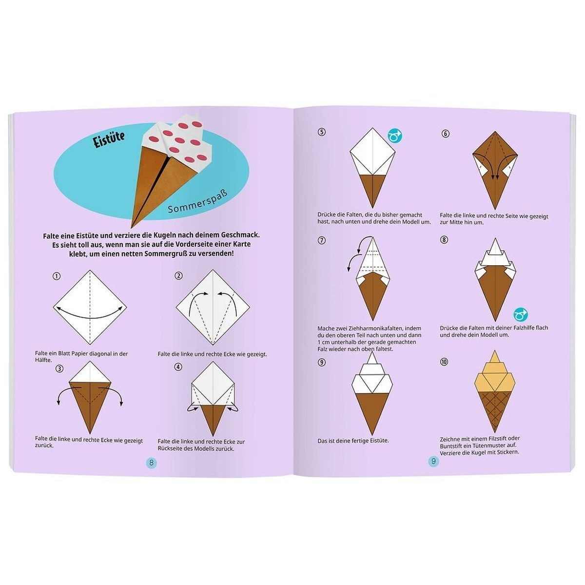 Moses. Verlag Kreativset Origami-Koffer von moses. mit 64 Papierbögen & Falzhilfe