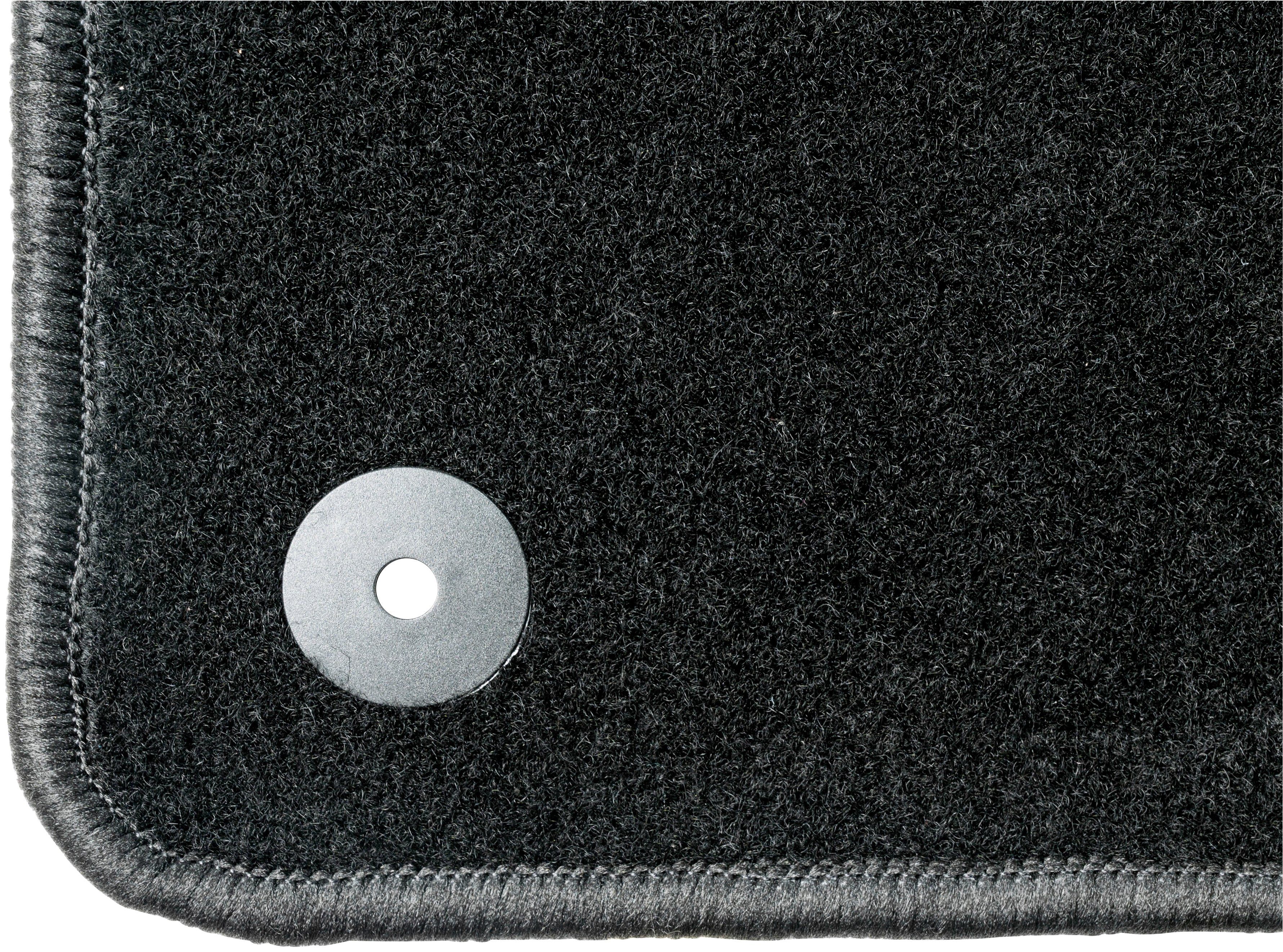 WALSER Passform-Fußmatten Standard (4 St), für Citroen C4 II 02/2009-Heute, Citroen  DS4 03/2011-07/2015