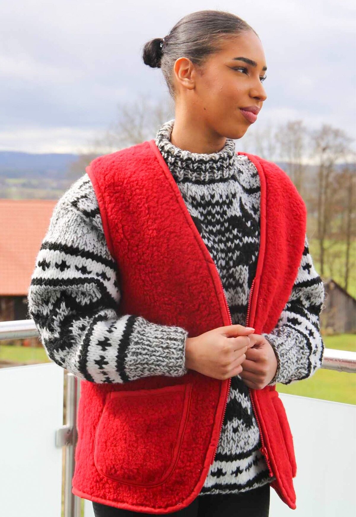 Hollert Winterjacke Lammfelljacke TOMEK