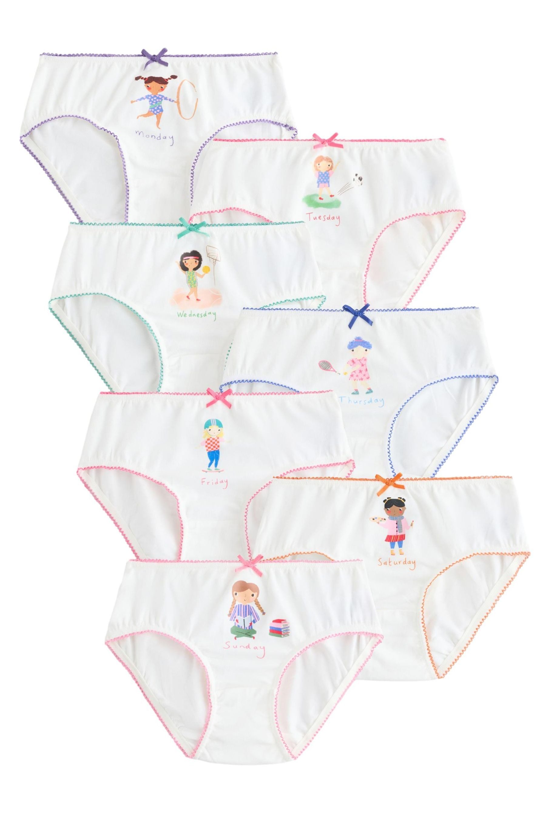 Slip Slips mit Wochentagen, 7er-Pack