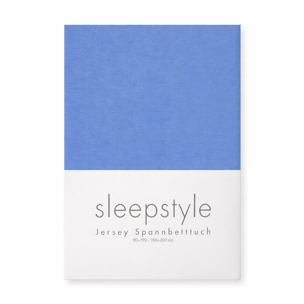 Sleepstyle Spannbettlaken SleepStyle, Jersey, Gummizug: rundum, (1 Stück), 100% Baumwolle