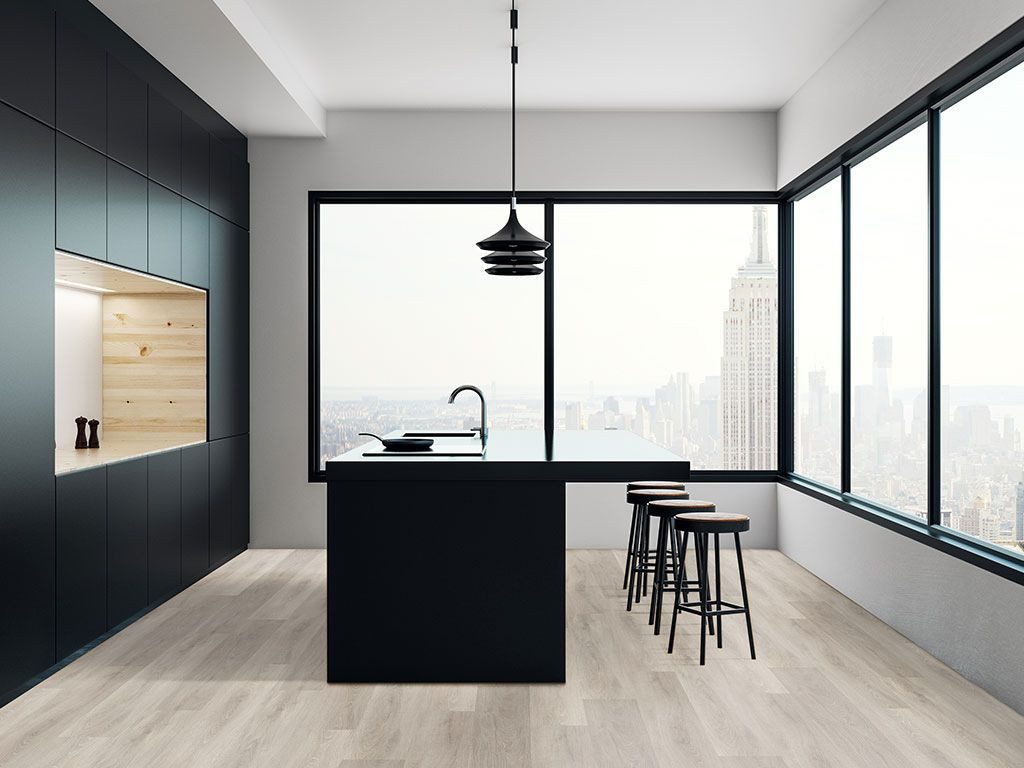 Check Vinylboden Click-Vinyl comfort Lang- und Breitdiele, Klick -Vinyl (Lang- und Breitdiele 1522 x 225 x 5 mm), inkl. Kork Trittschall, In 1 Packung: 6 Stück, 2,055 m², 1 Packung: 6 Stück, 2,055 m², CHECK comfort