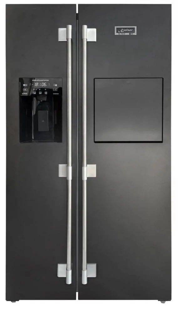 Kaiser Küchengeräte Side-by-Side 178 cm hoch 91.1 cm breit Side-by-Side Kühlschrank No Frost 556 l,Festwasseranschlüß KS 90500 RS N, 91,1 cm breit