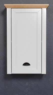 Furn.Design Hängeschrank Landmark (Badschrank in hellem grau mit Artisan Eiche, 46 x 73 cm) Landhausstil