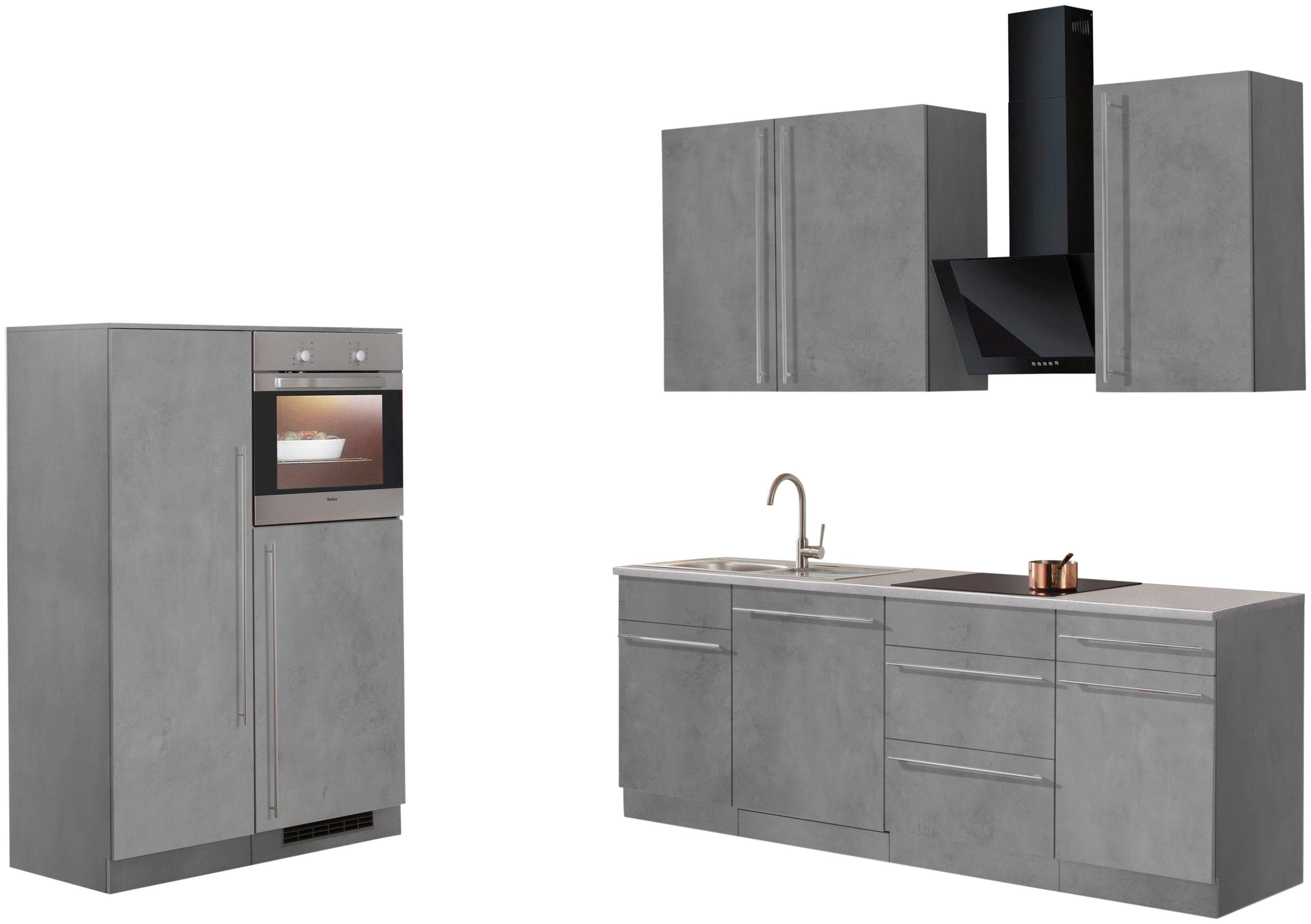 wiho Küchen Küchenzeile Chicago, ohne E-Geräte, günstig online kaufen