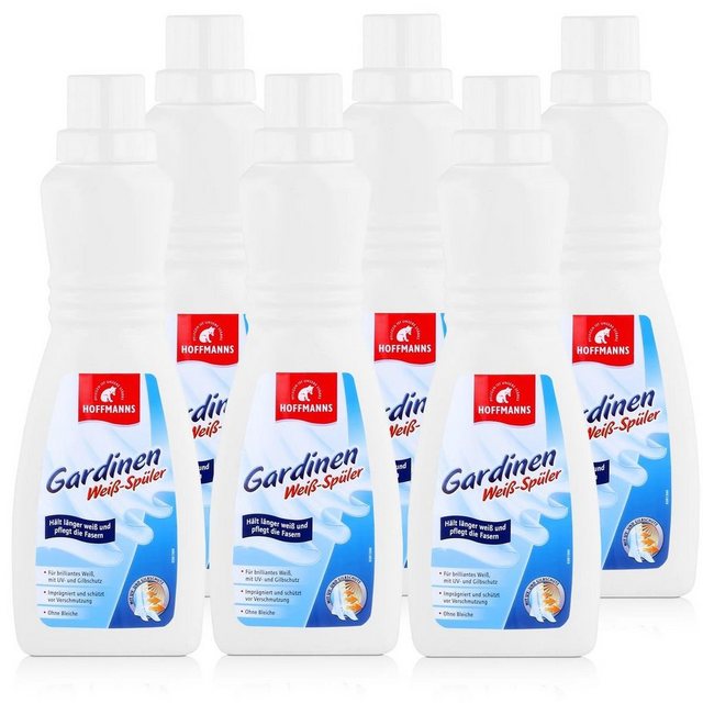 Hoffmanns Hoffmanns Gardinen Weiß-Spüler 500ml – Ohne Bleiche (6er Pack) Spezialwaschmittel