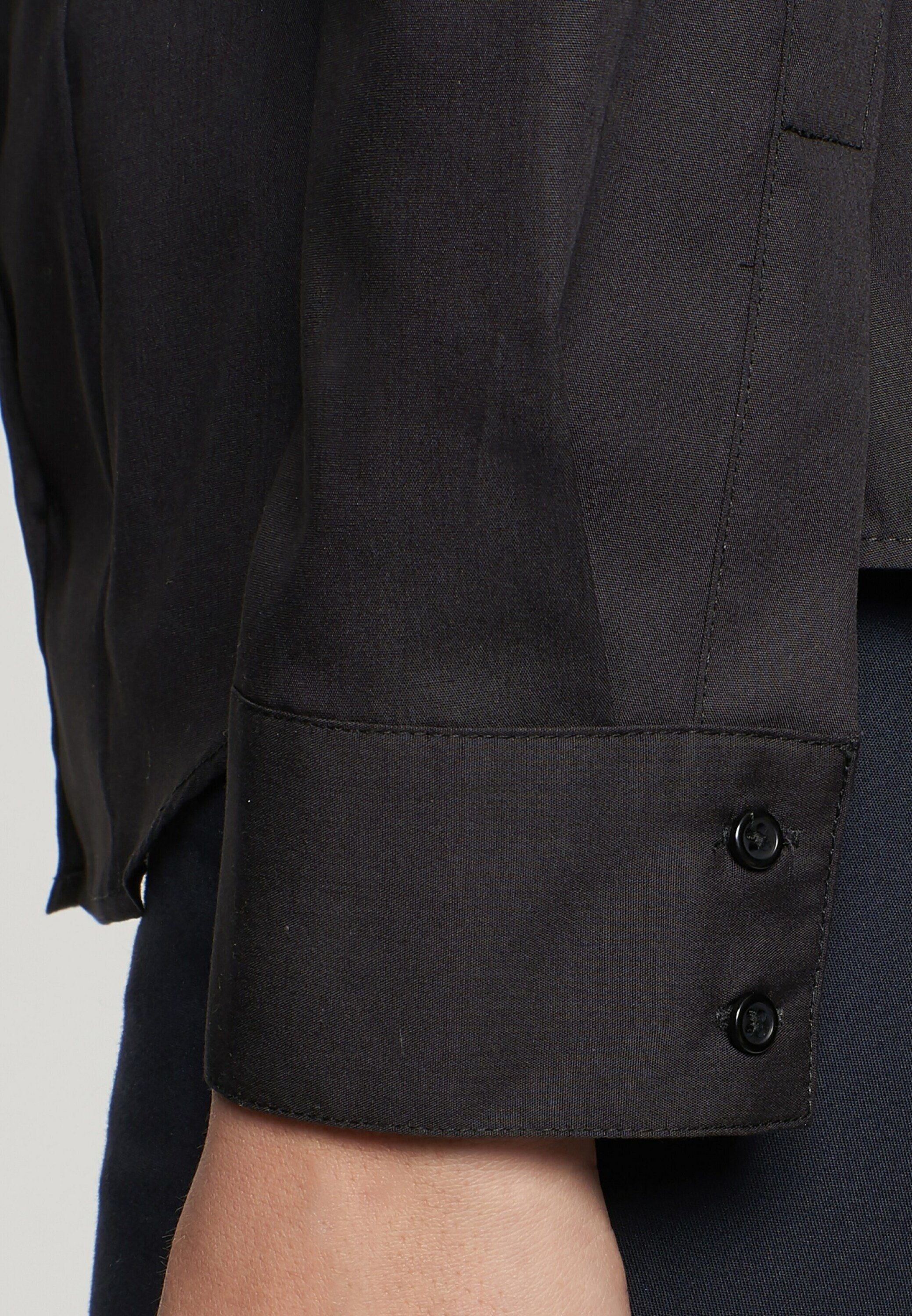 seidensticker Langarmbluse Schwarze Rose (1-tlg) Stickerei günstig online kaufen