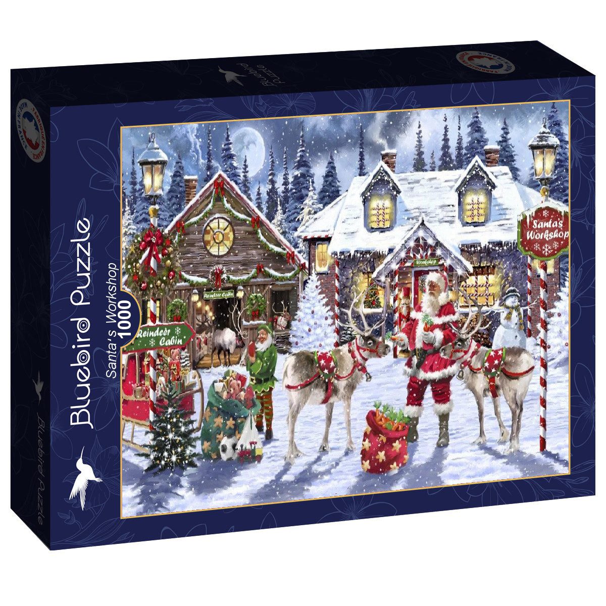 Bluebird Puzzle Puzzle Santa's Workshop, Puzzleteile günstig online kaufen