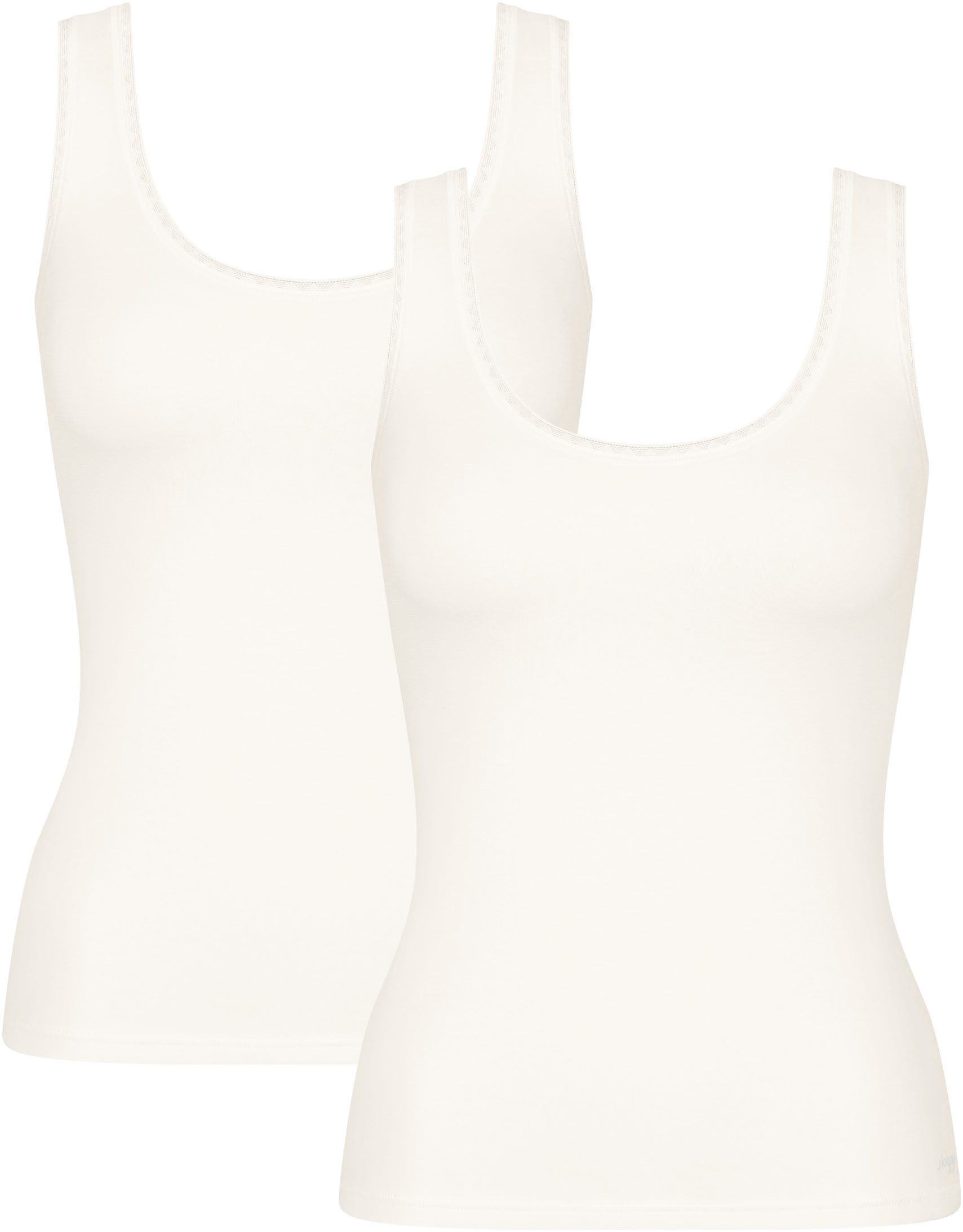 sloggi Achseltop GO Tank Top C2P (Packung, 2-St) aus Biobaumwolle