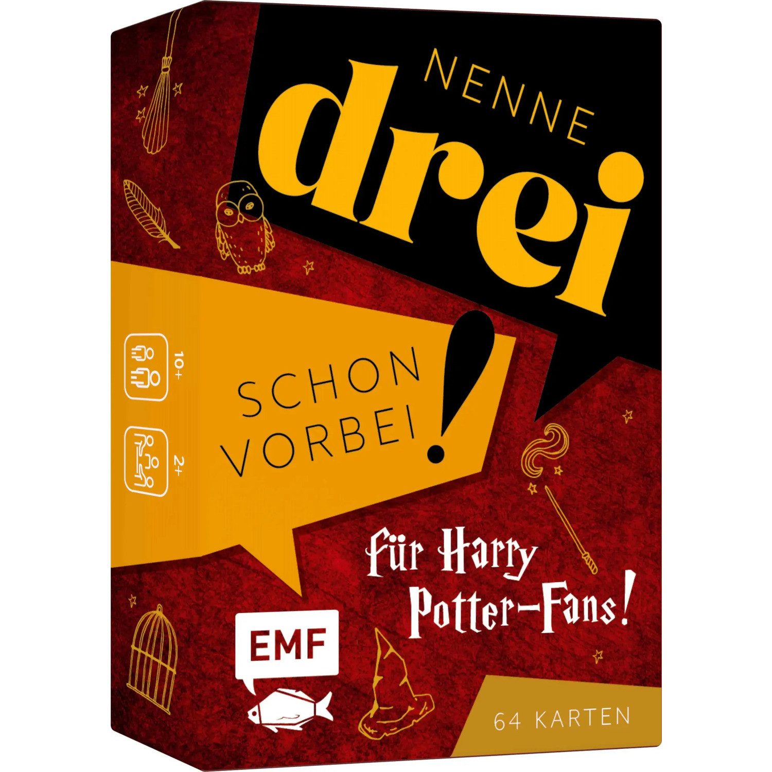 Michael Fischer Spiel Kartenspiel: Nenne drei - schon vorbei! ... für Harry Potter-Fans!