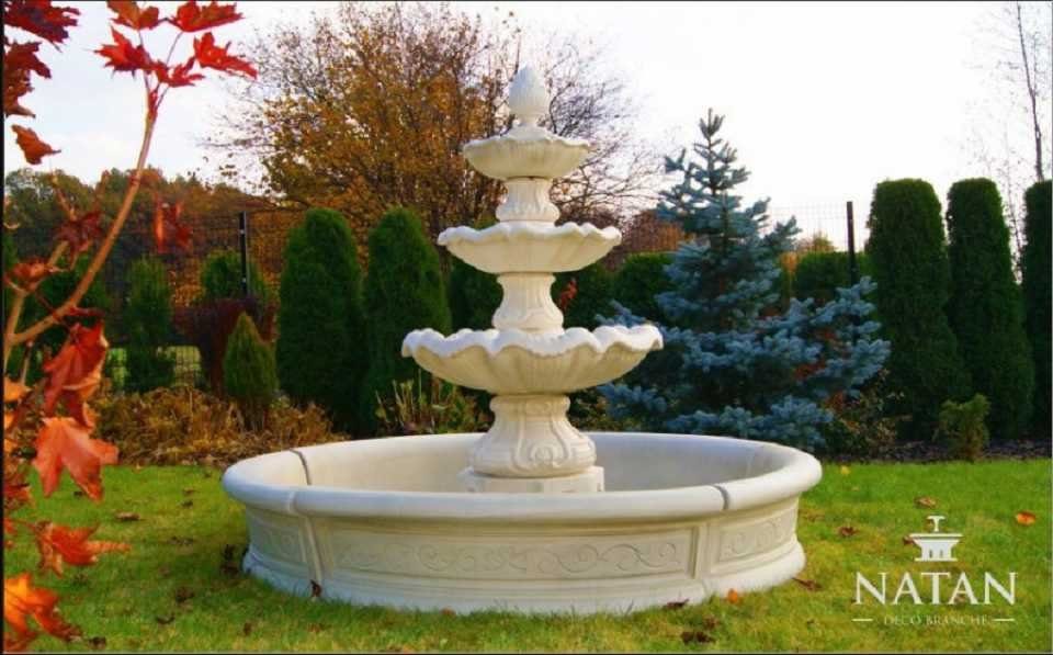 JVmoebel Gartenbrunnen Zierbrunnen Springbrunnen Brunnen Deko Garten für Fontaine Teich 195cm SOFORT