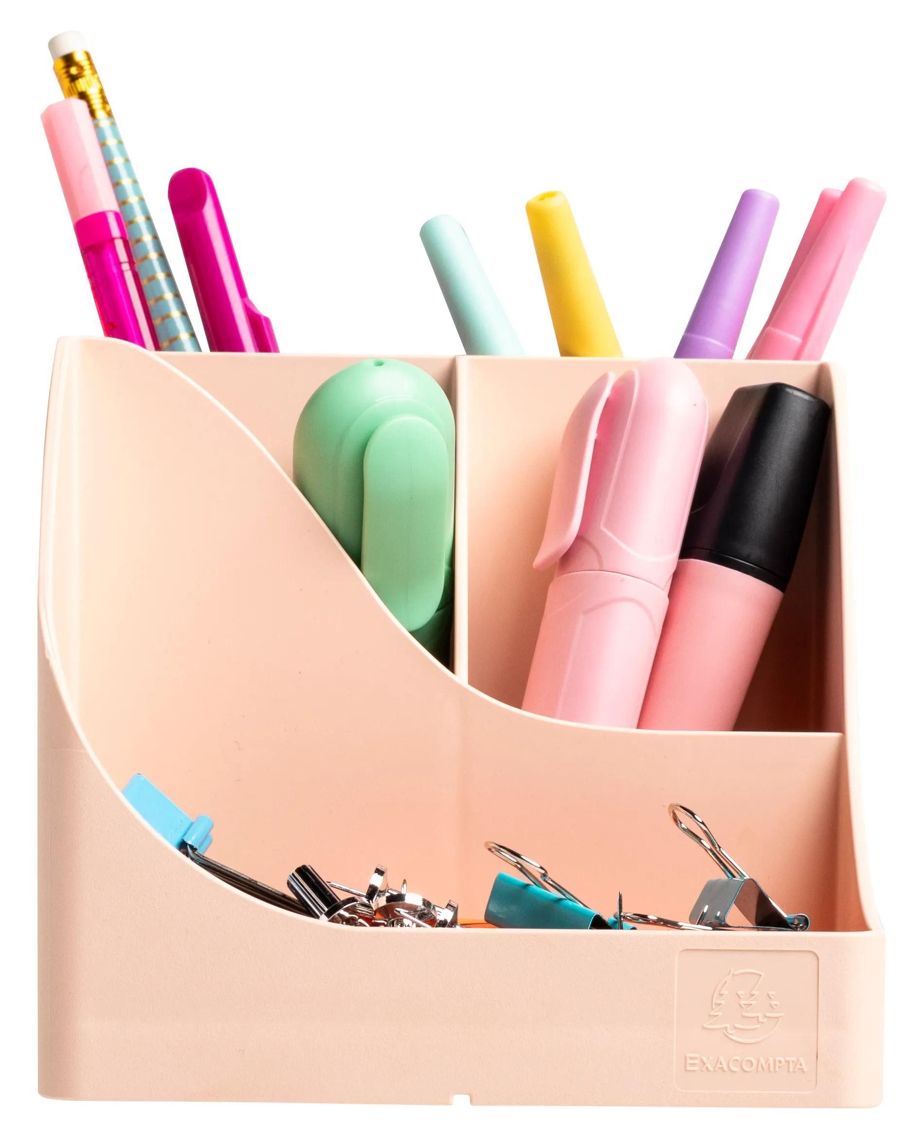 EXACOMPTA Briefablage 4x Stifteköcher Pen Wave, Skandi- 69531D, Stifteköcher