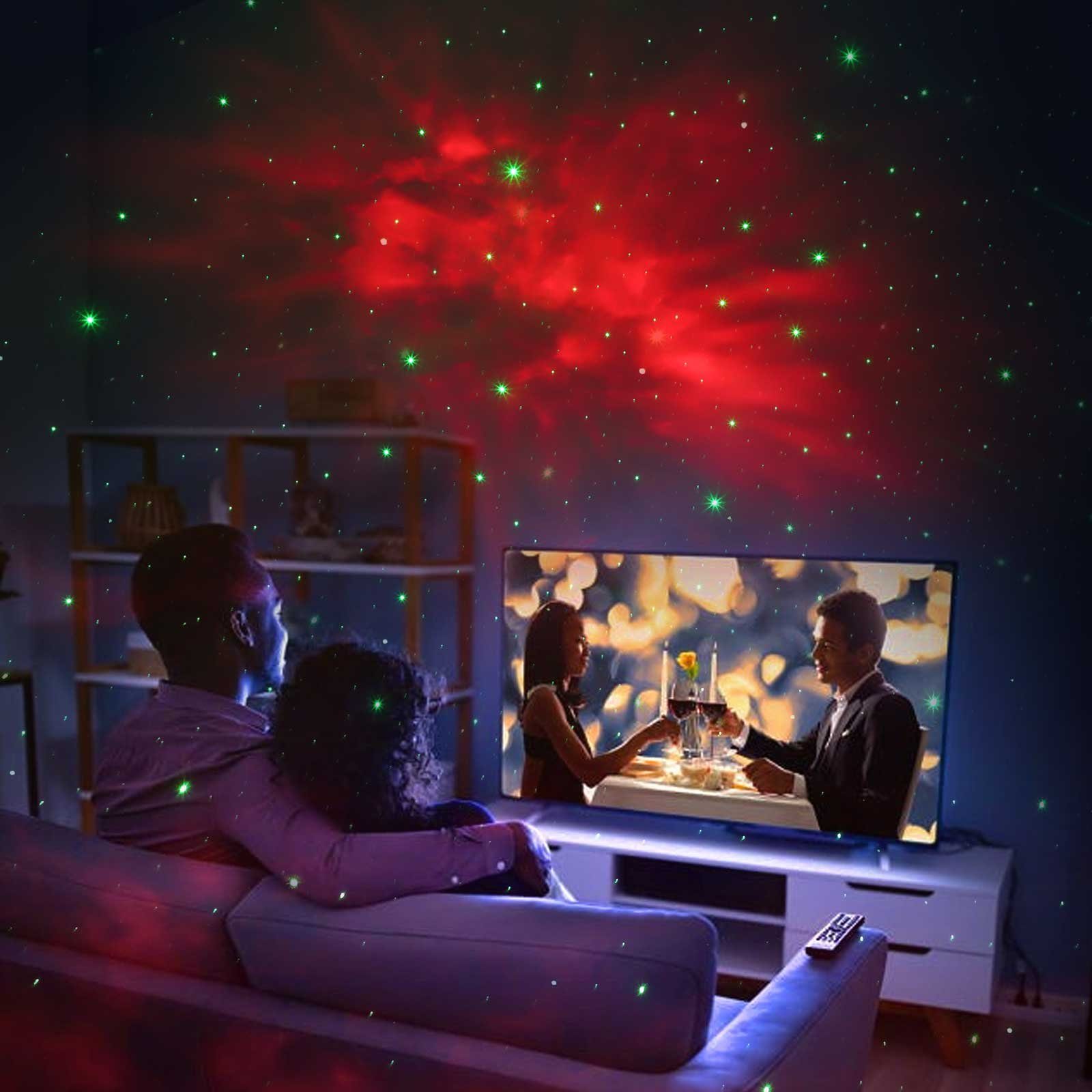 MUPOO LED Nachtlicht Astronauten Sternenhimmel Starry Galaxy Light & Mit Projector, Nachtlicht Fernbedienung Astronauten LED Lampe Timer Projektor