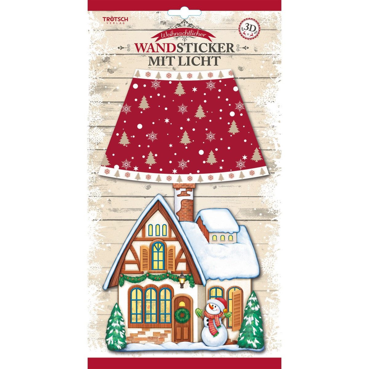Trötsch Verlag Wandsticker TRÖTSCH Wandsticker Weihnachten mit Licht