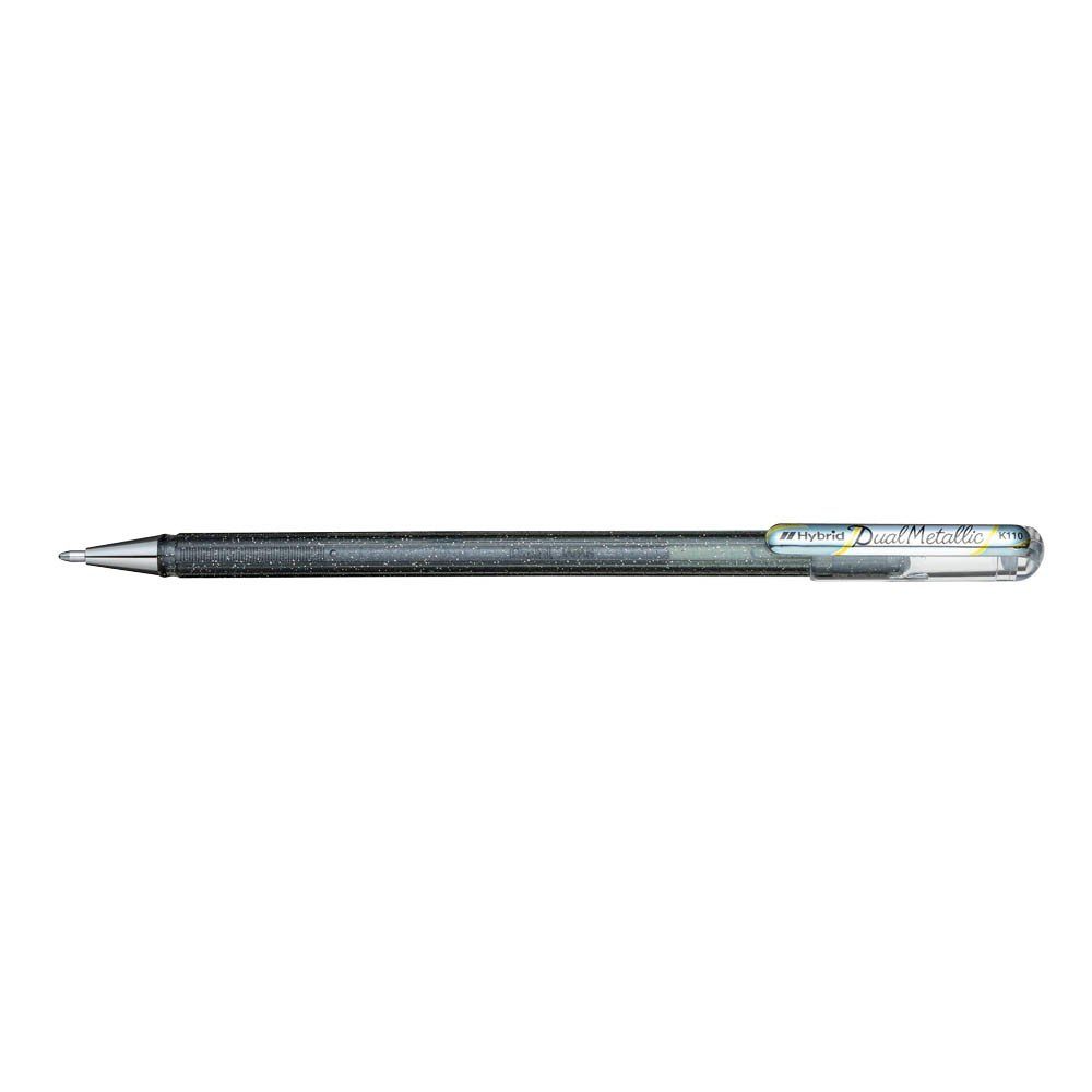 Gelschreiber 0,5 mm PENTEL Dual Hybrid Metallic Kugelschreiber Pentel