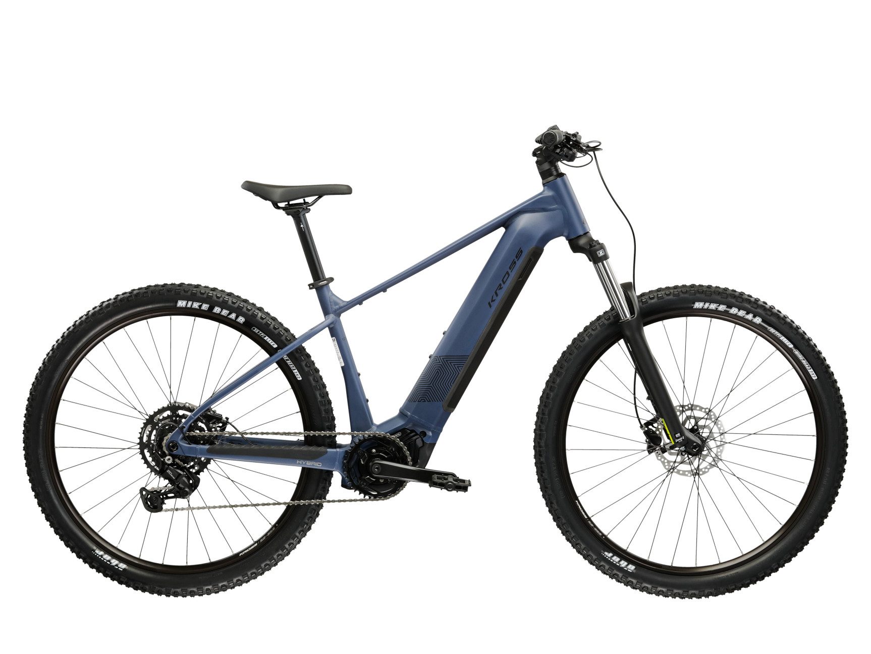 Kross E-Bike Mountainbike Influx Hybrid 1.0 20Ah/720Wh 29 Zoll blau 9 Gänge 2026, 9 Gang Shimano CUES U4000 Schaltwerk, Kettenschaltung, Mittelmotor, 720 Wh