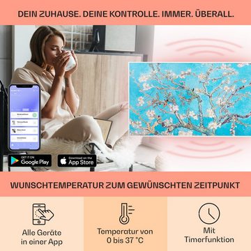 Klarstein Heizkörper Wonderwall Air Art Smart, elektrische Infrarot Wandheizung Thermostat Bild Heizung elektrisch