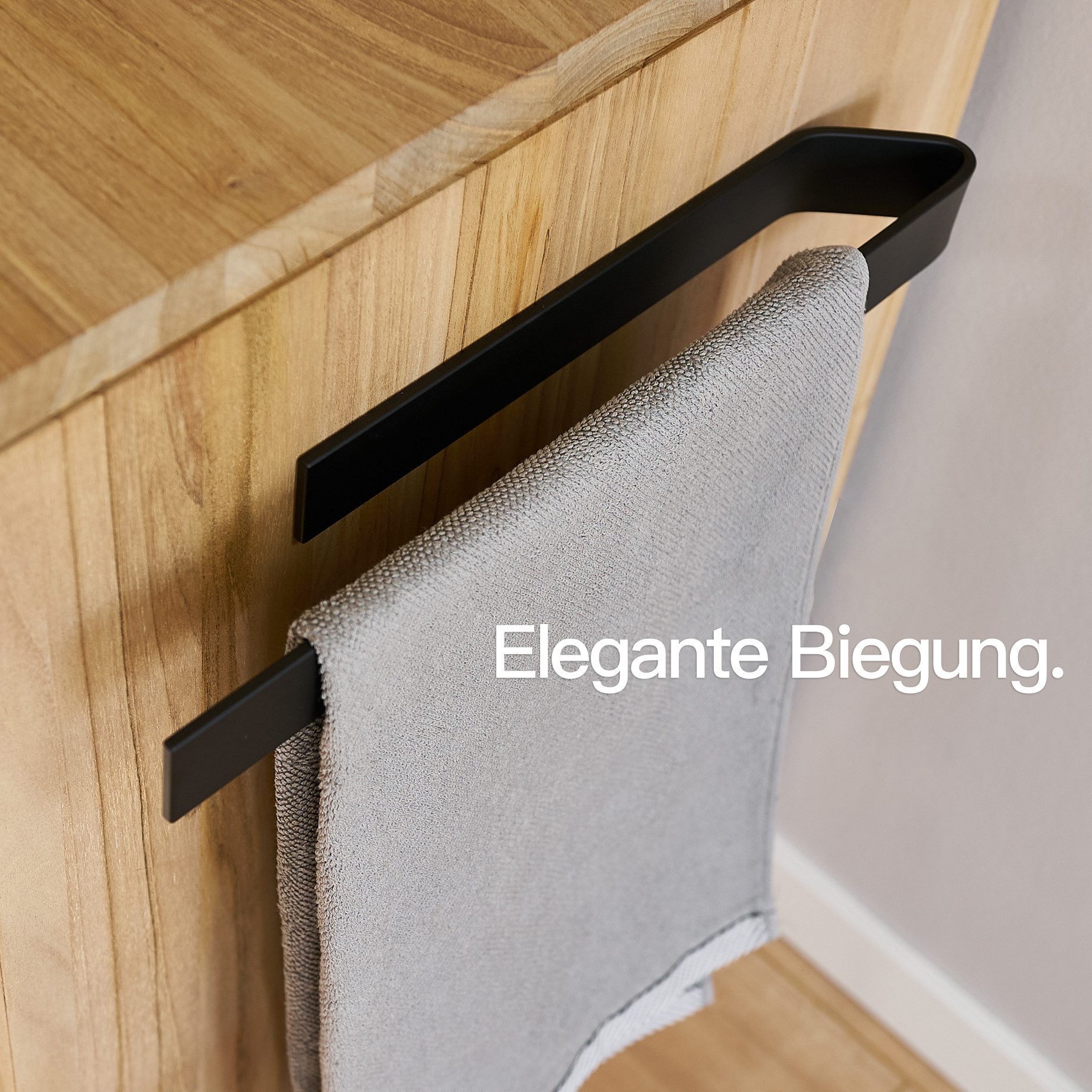 Designfabrik Hamburg Handtuchhalter ohne Bohren, Handtuchstange zum Kleben, günstig online kaufen