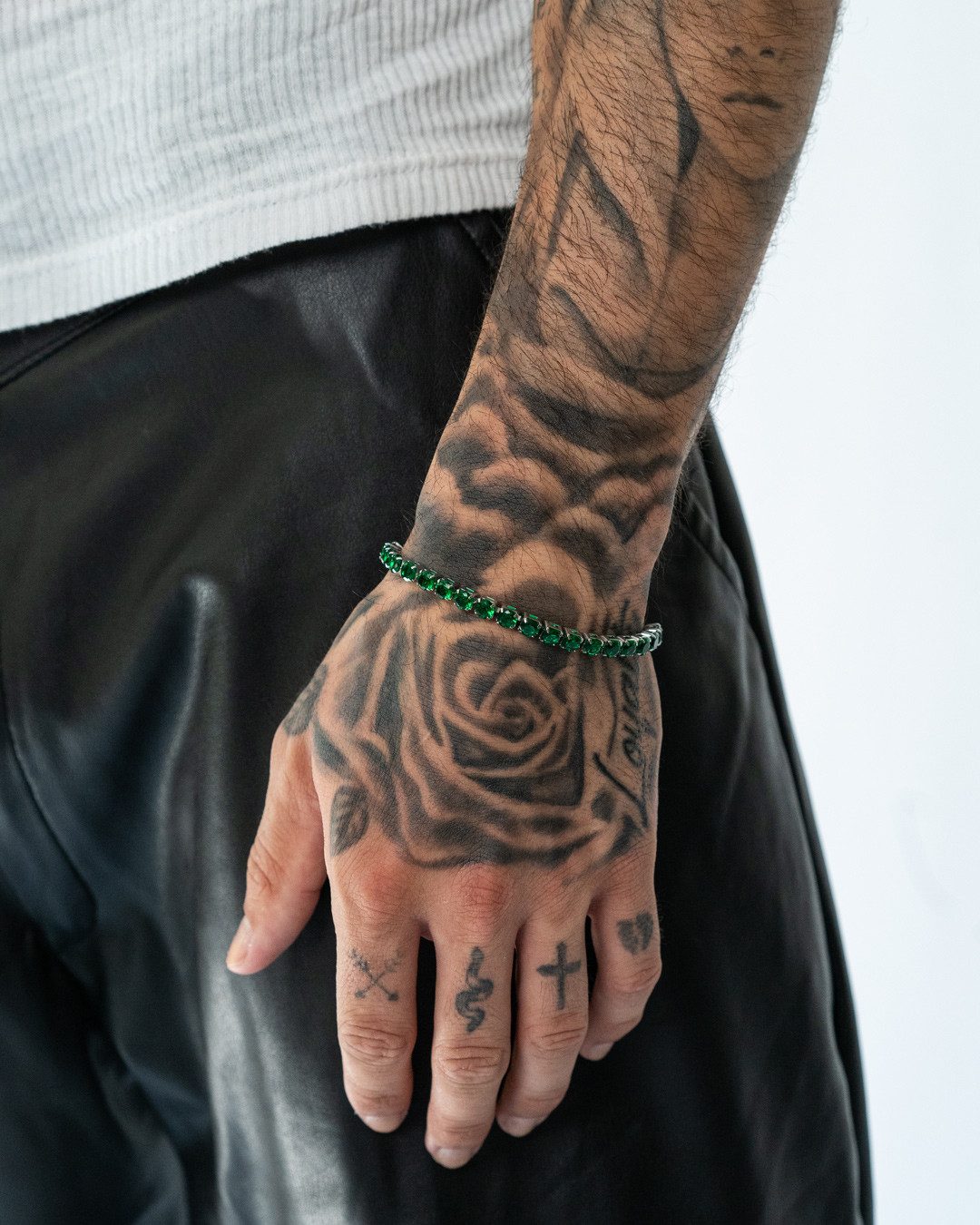 UNSHINEBAR Armband Tennis Armband Emerald Grün günstig online kaufen