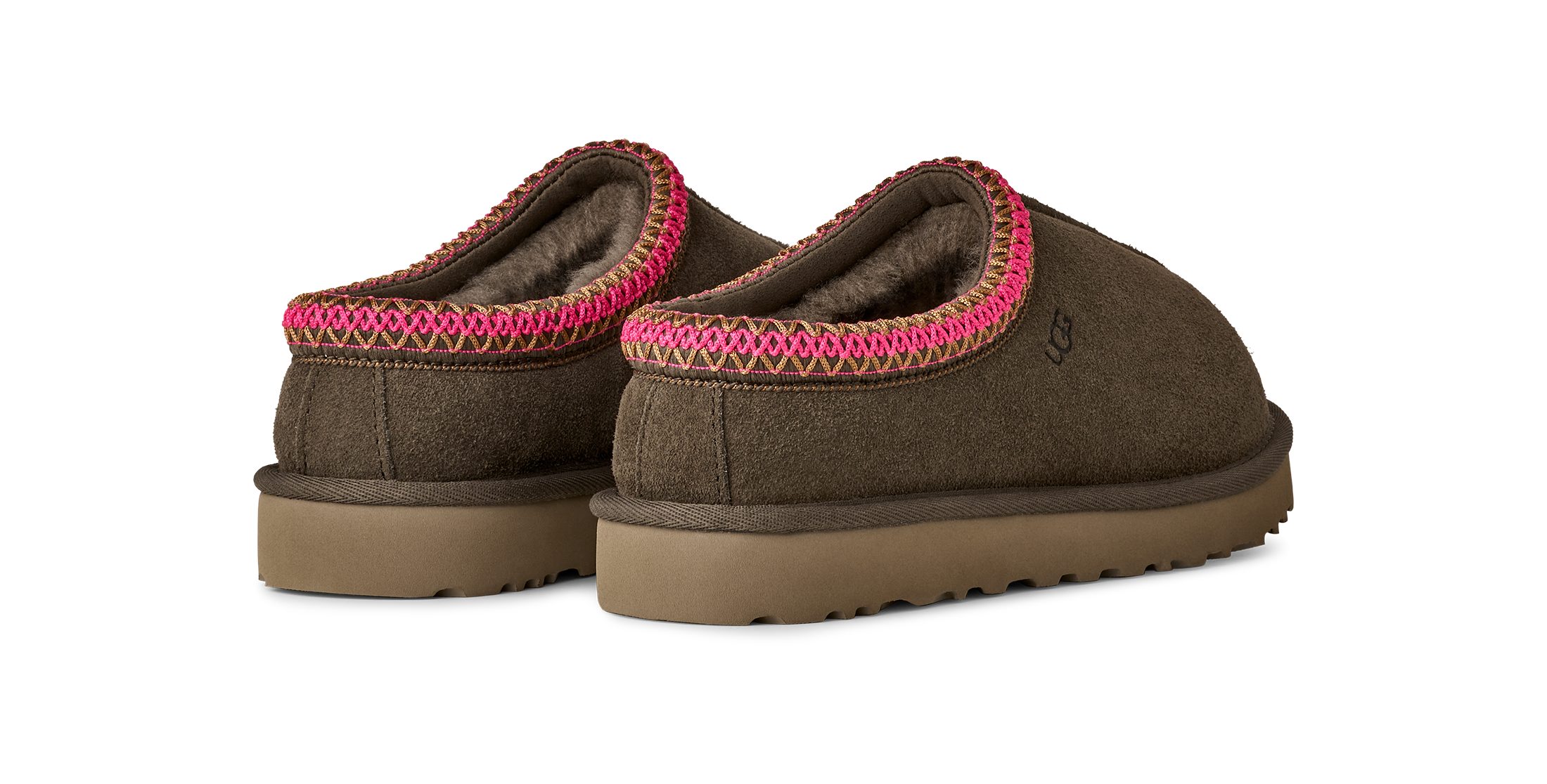 UGG W TASMAN II Slipper Homeslipper, Schlupfschuh, Clog mit Textilband verziert