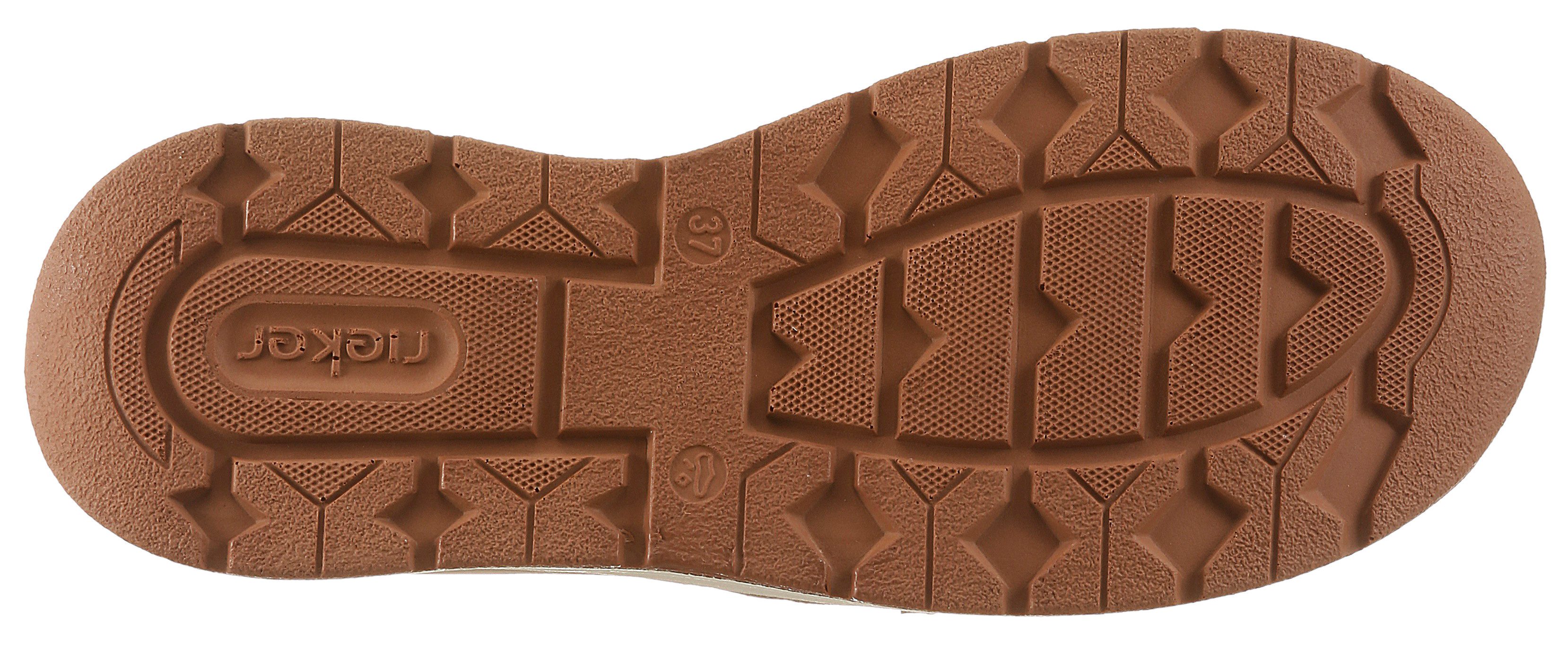Rieker Slip-On Sneaker Schlupfschuh, Freizeitsneaker, Halbschuh mit elastischem Einstieg