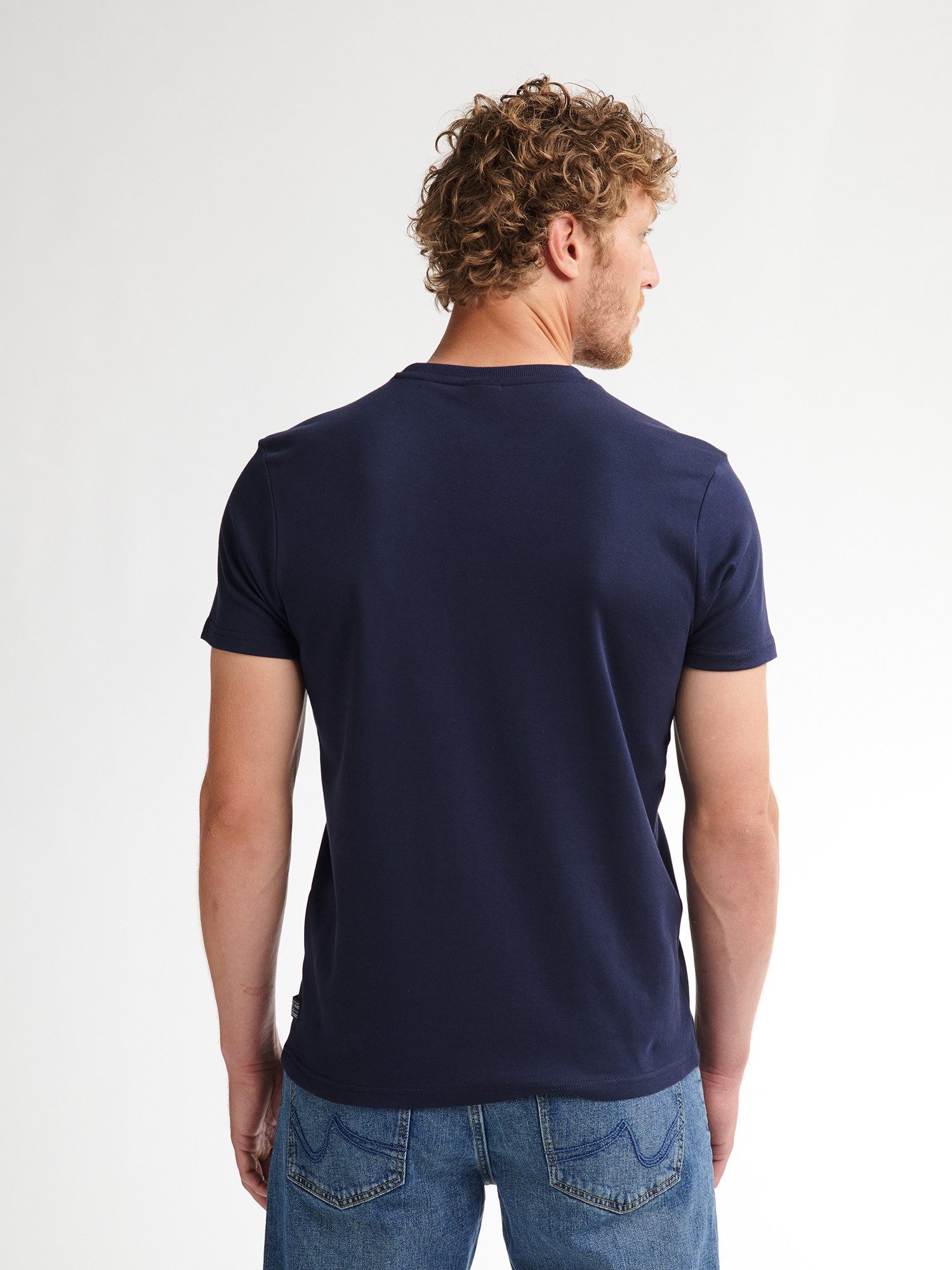 Petrol Industries T-Shirt mit Logo Schriftzug