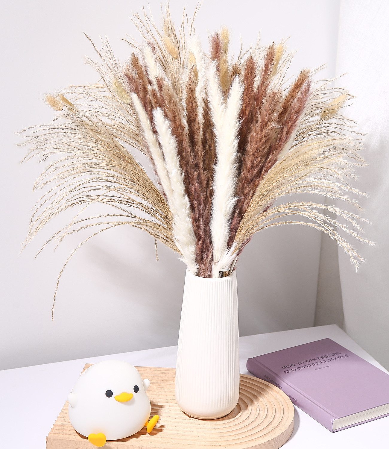 SinLaw Bastelnaturmaterial Schilfheu-Dekoration,geeignet für Zimmer,Wohnzimmer,Balkon,Hochzeit, (100-tlg), 100 Artikel