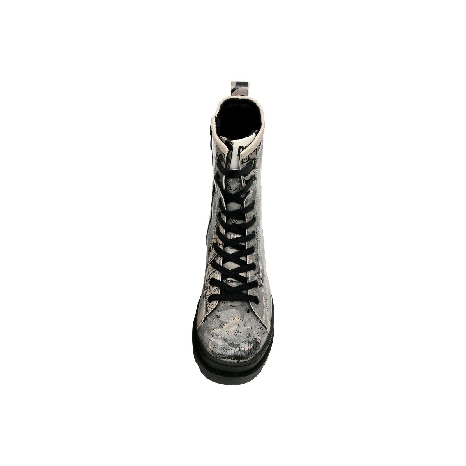 DOGO Gisele Schnürstiefel Boots Spooky Town Damen Stiefeletten Stiefelette Handgefertigt