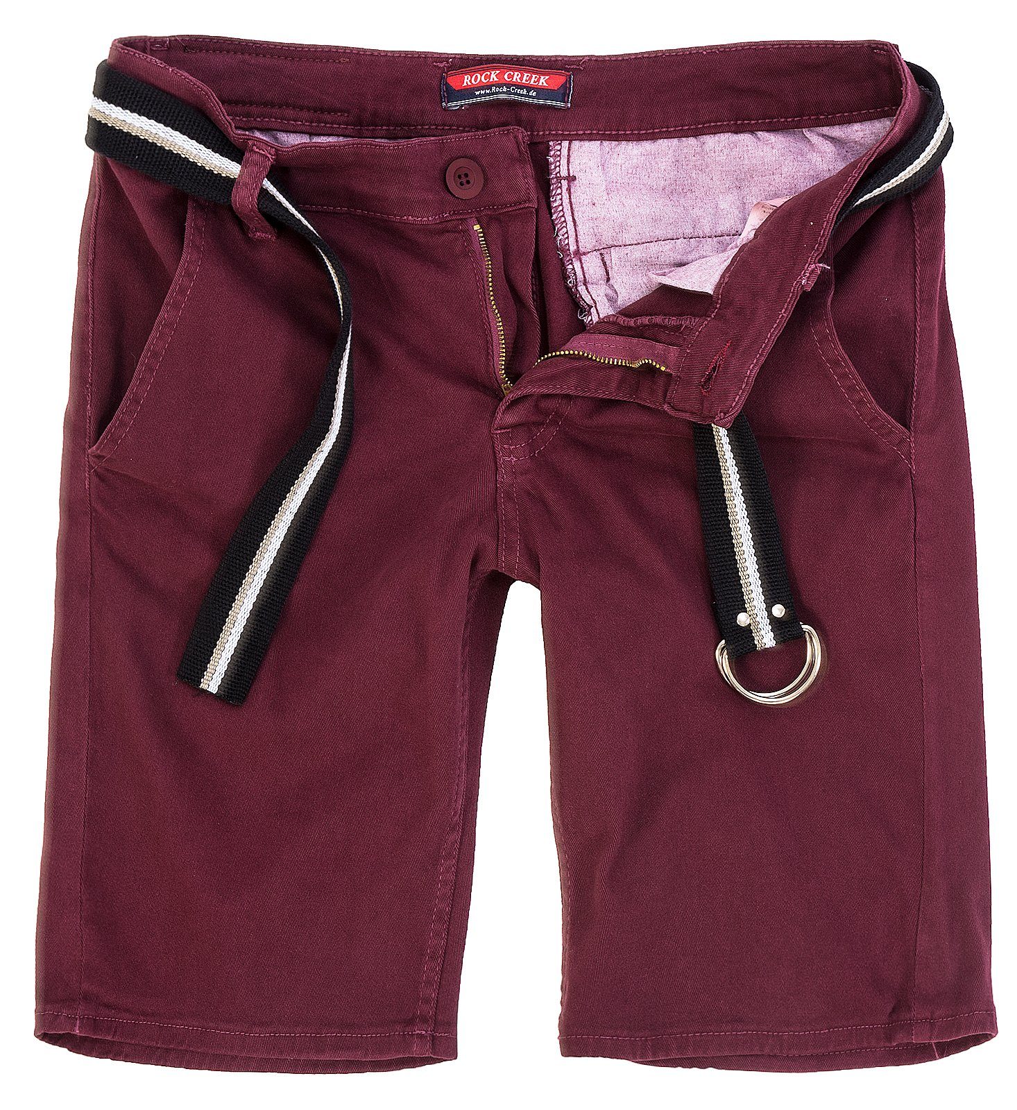 Rock Creek Chinoshorts Herren Chino Шорты mit Gürtel RC-2133