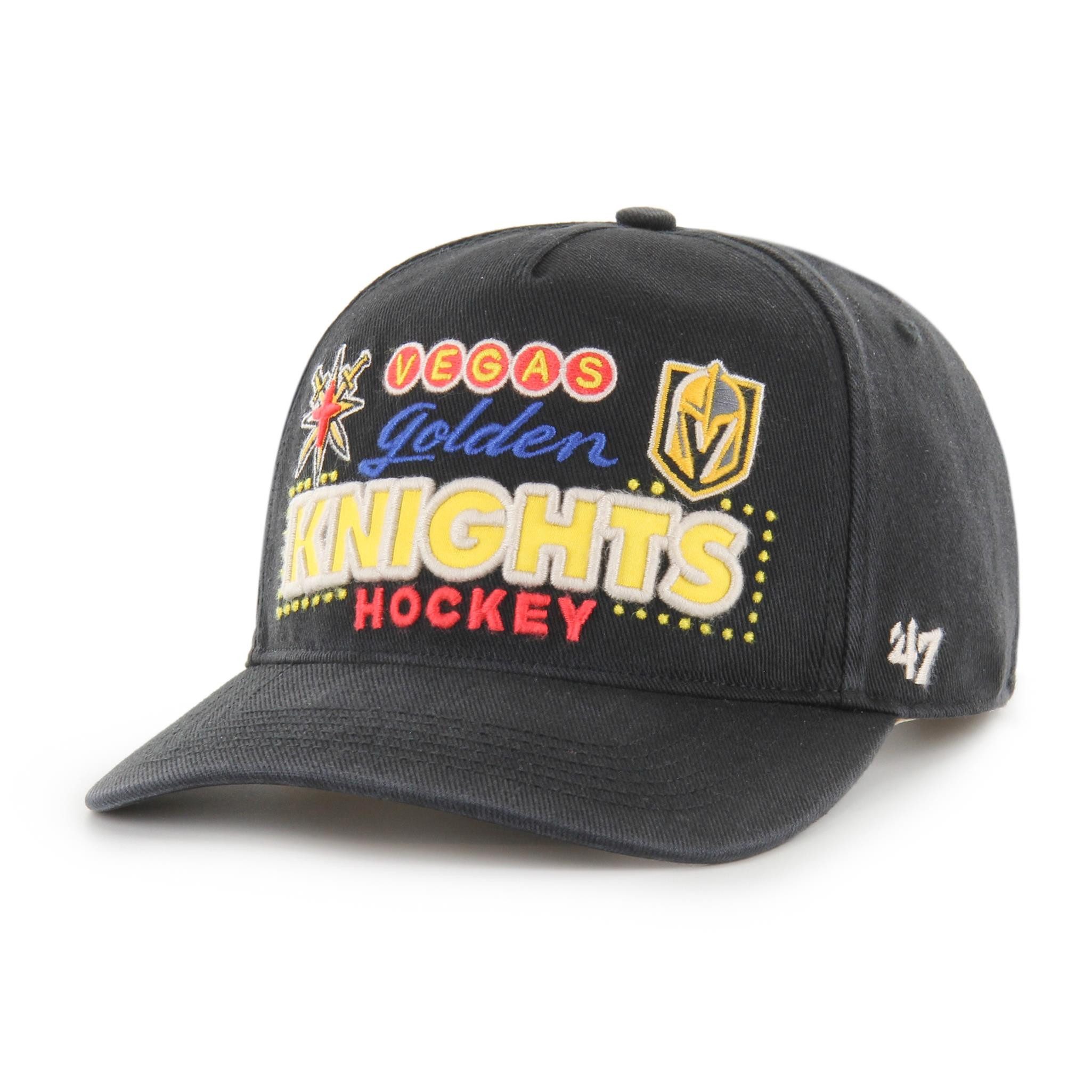 '47 Brand Snapback Cap '47 Brand NHL Cap Charlton '47 Hitch Las Vegas Golden Knights Black (Basecap, Basecap, Snapback Cap)