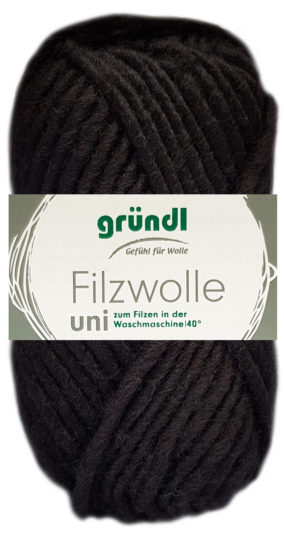 Gründl 50 Gramm Gründl Filzwolle Uni Farbauswahl Bastelgarn