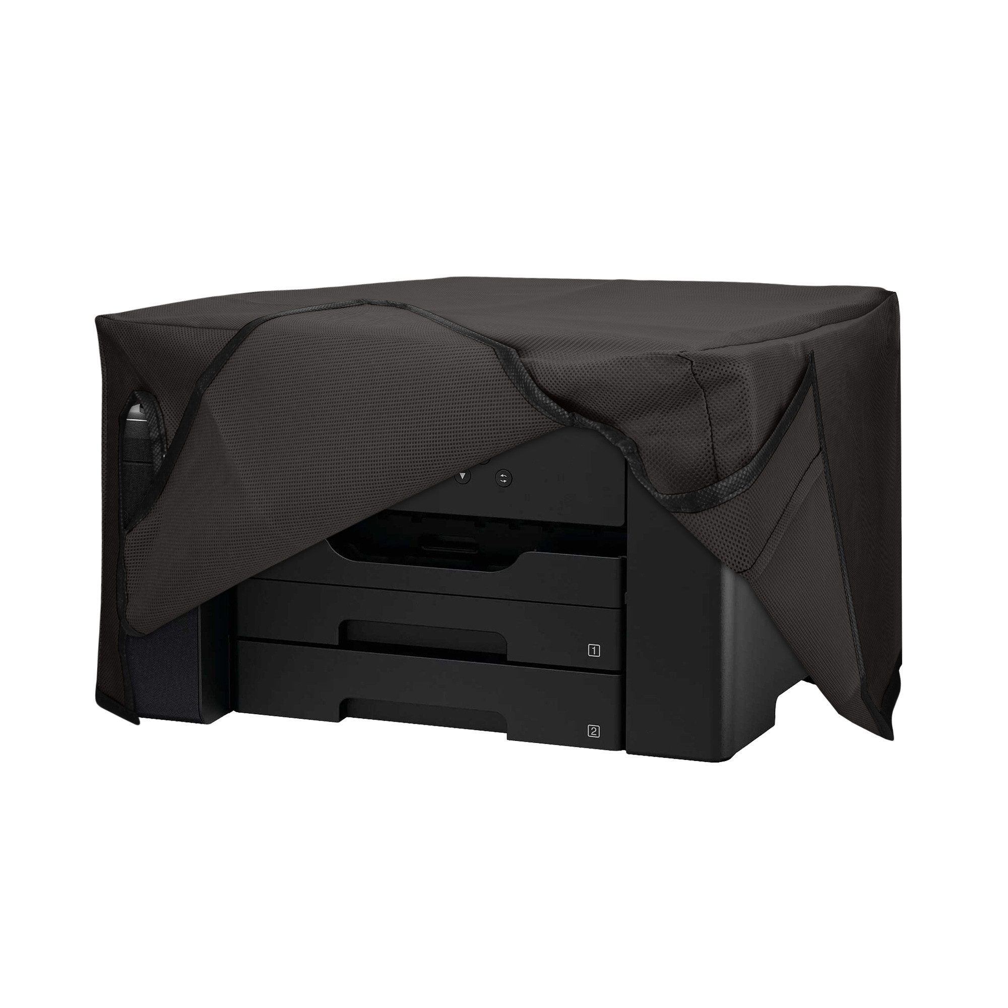 kwmobile Schutz-Set kwmobile Drucker Schutzhülle für Epson EcoTank ET-16150 / EcoTank, 1x Universal Kopfhörer Haken für In-Ear Headphones