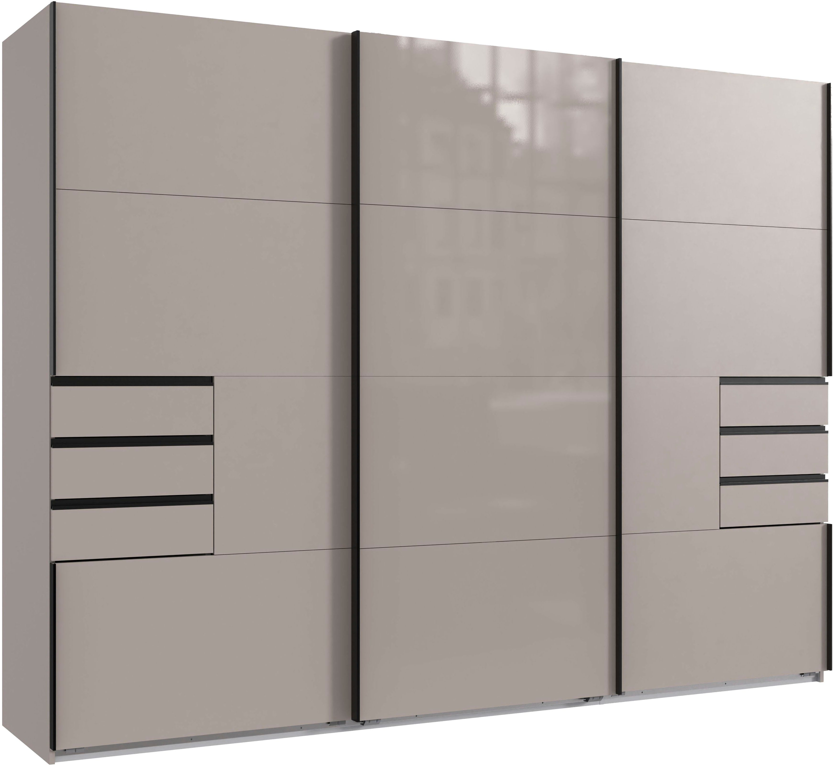 Schwebetürenschrank Saigon, Kleiderschrank mit Schiebetür